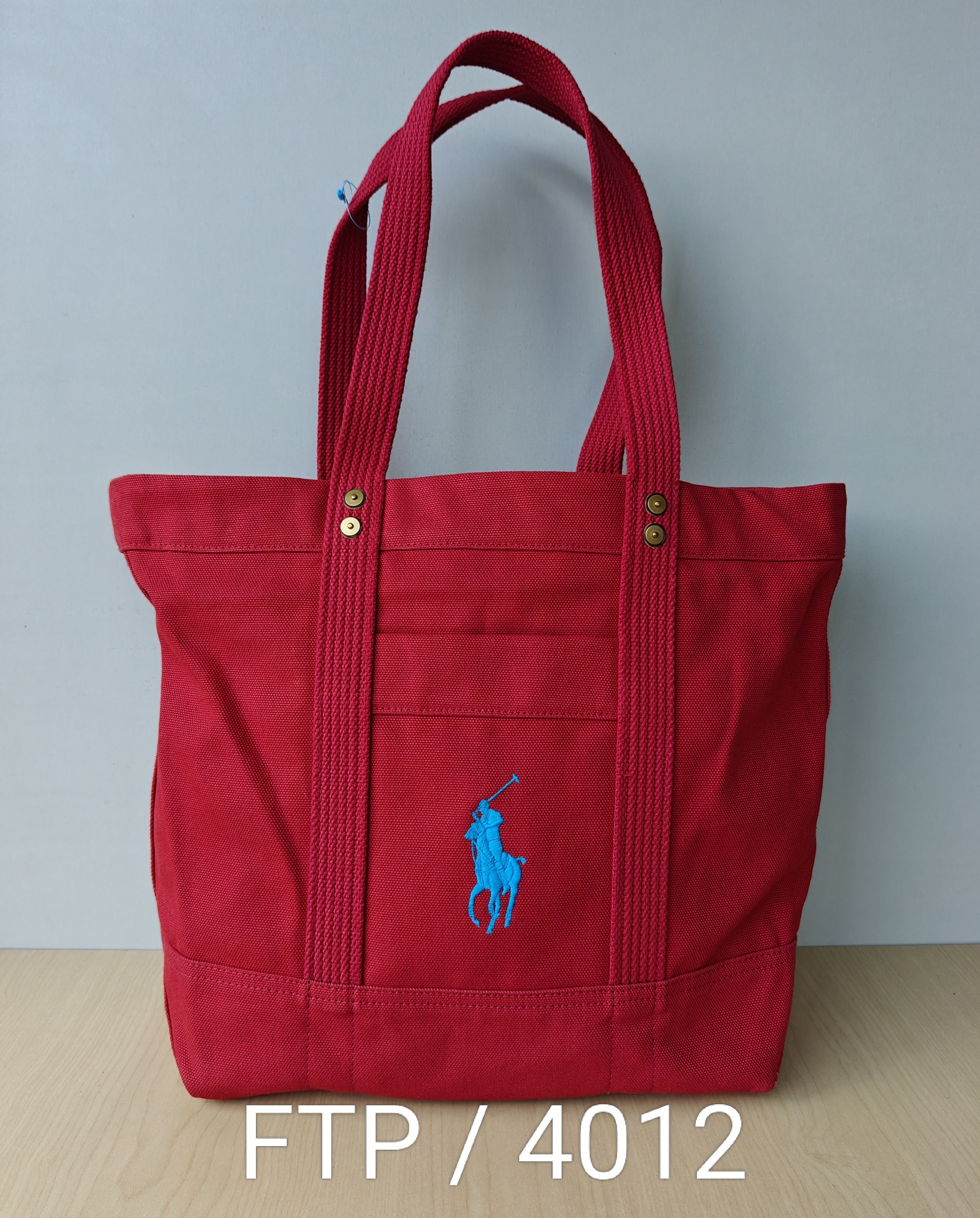 Polo Ralph Lauren Polo Ralph Lauren BigPony Medium Tote Free Shipping FTP/4012 Size ONE SIZE - 12 Thumbnail