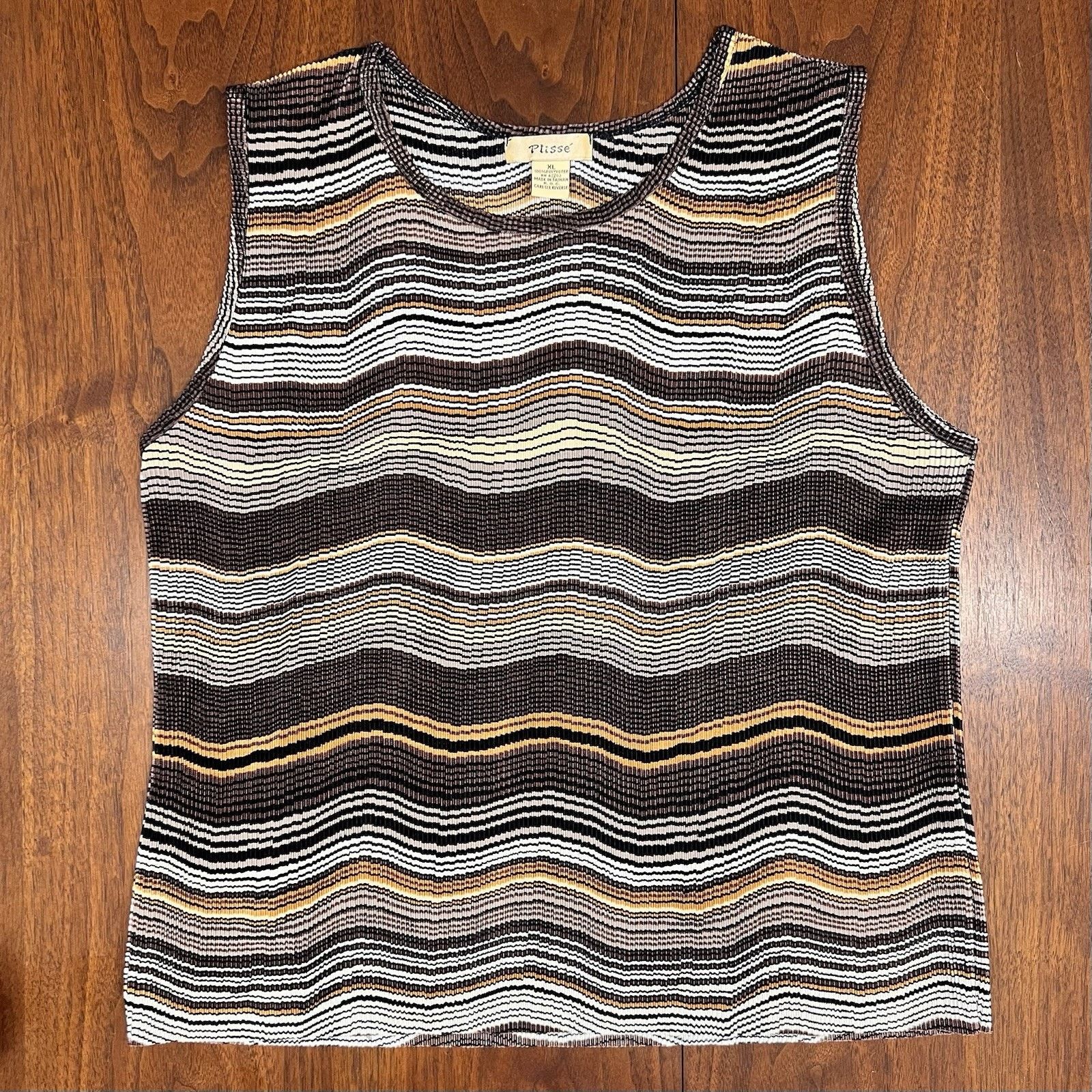 Homme Plisse Issey Miyake Vtg Lot Of 4 Plissé & Nicola Pleats Crinkle XL Sleeveless Size XL / US 12-14 / IT 48-50 - 4 Thumbnail