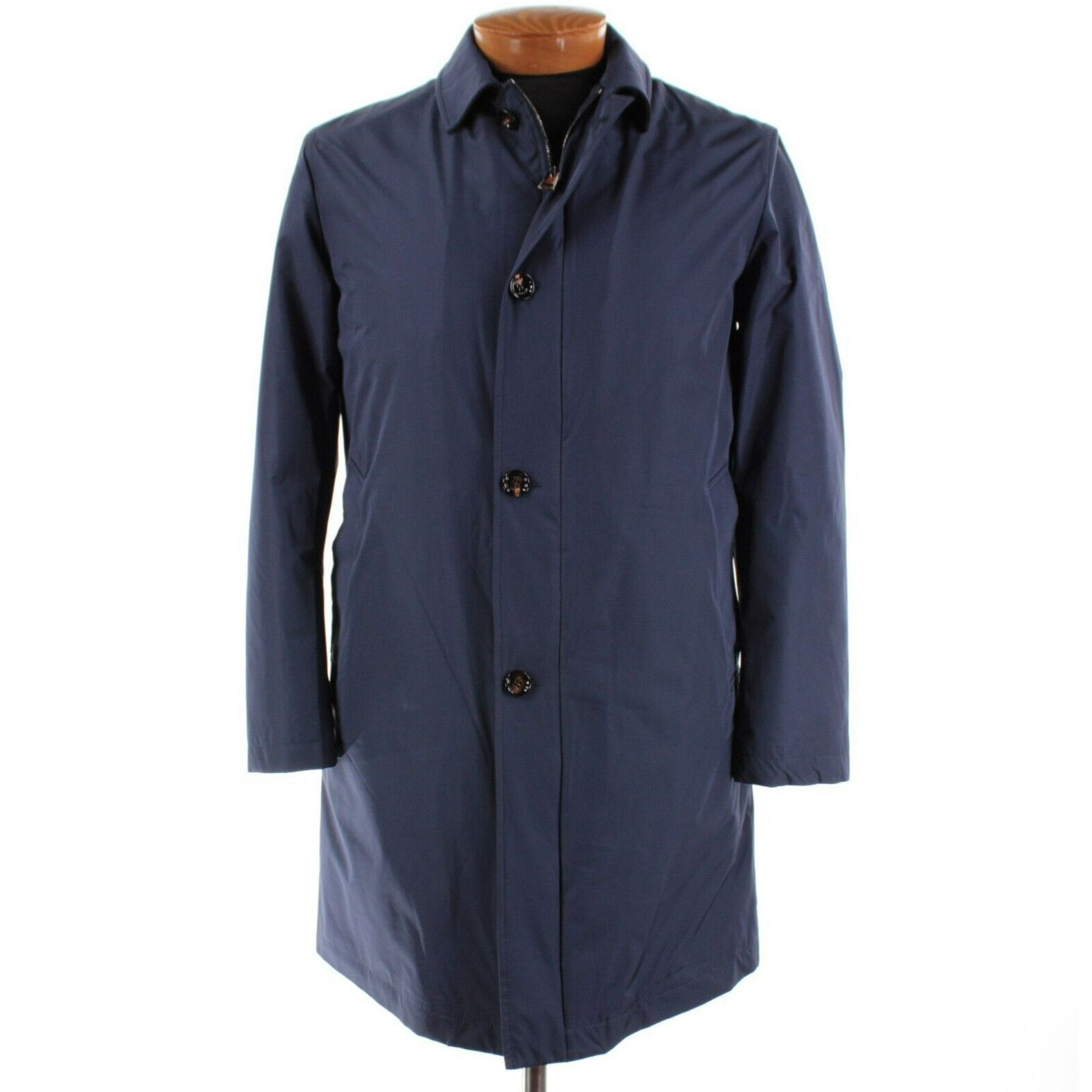 Kiton Kiton Jacket Size S US In Blue Polyester Size US S / EU 44-46 / 1 - 1 Thumbnail