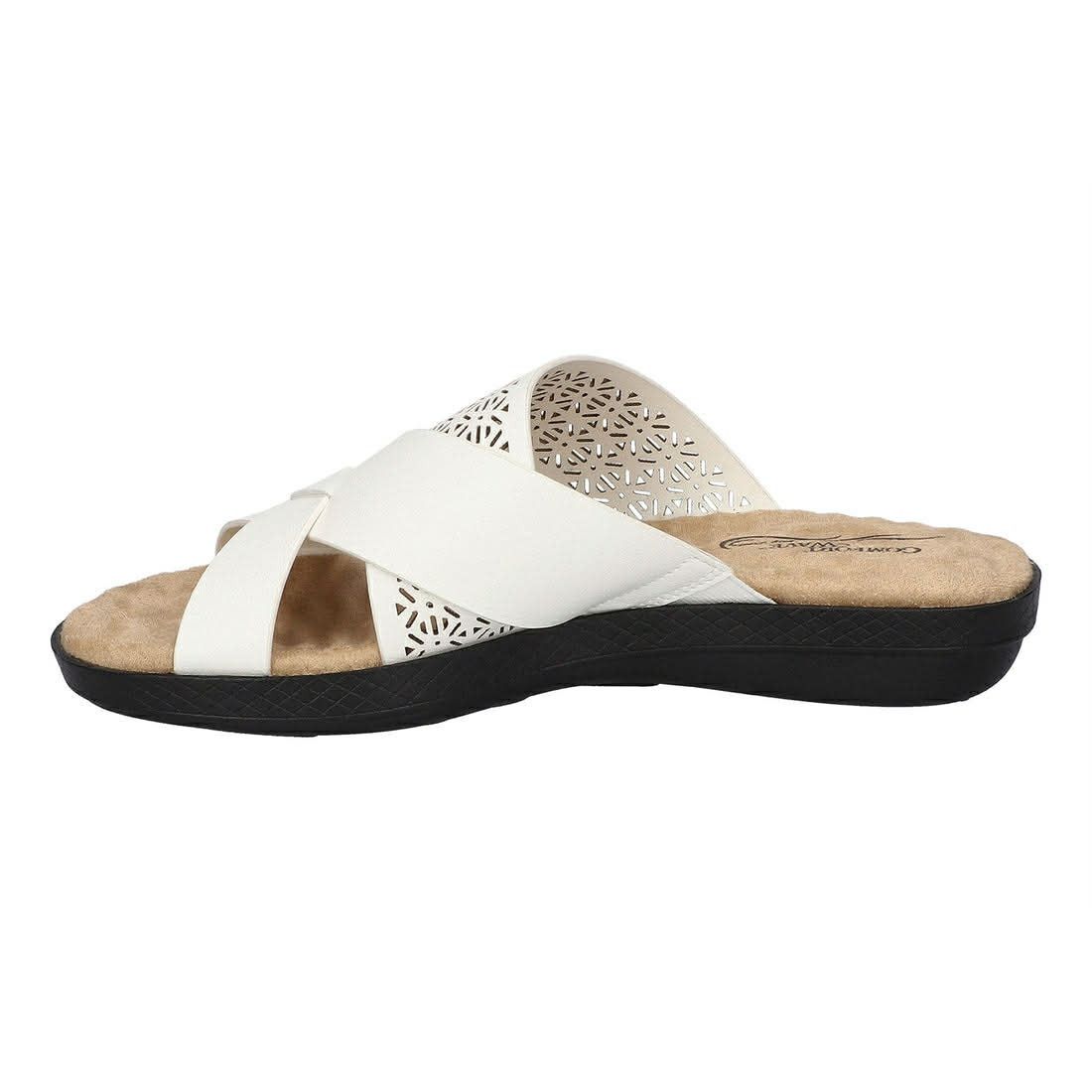 Other Easy Street Coho White Shoes Comfort Slip-On Sandals Size 7 Size US 7 / IT 37 - 4 Thumbnail