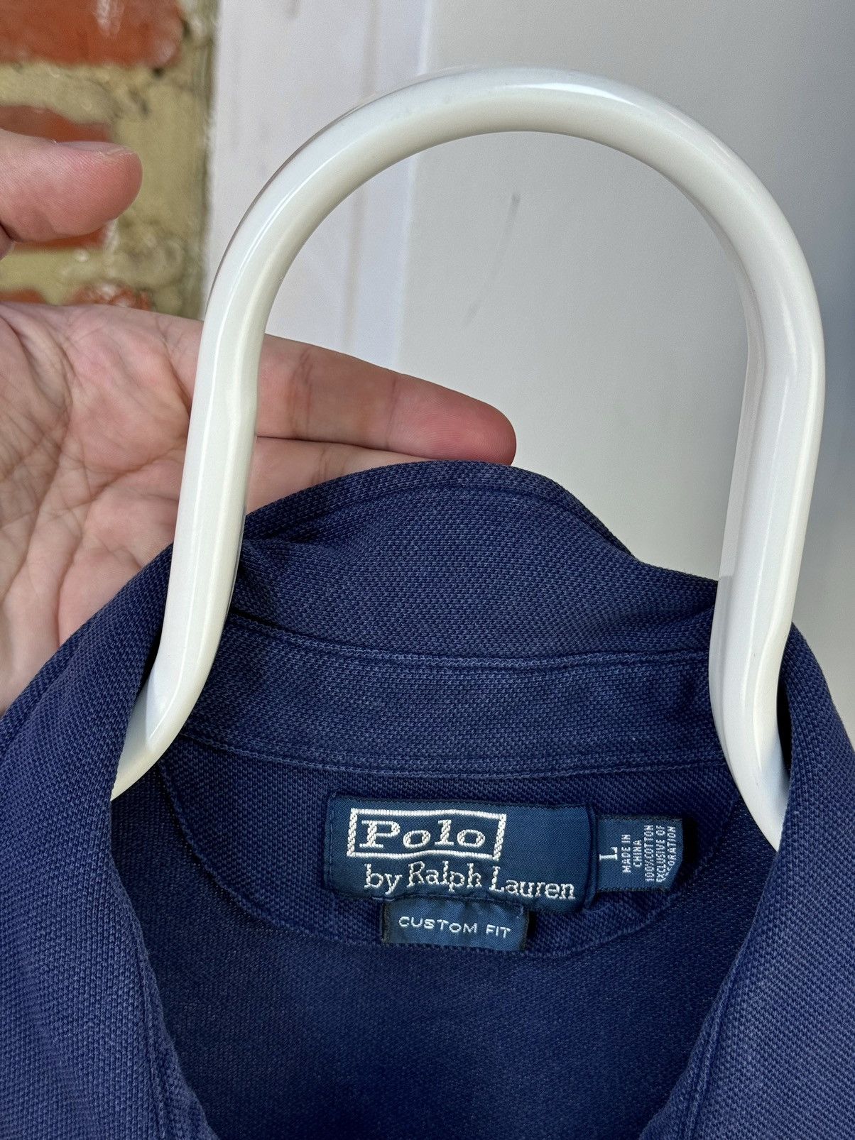 Polo Ralph Lauren × Vintage POLO by Ralph Lauren Vintage Pockets Polo Shirt Custom Fit Size US L / EU 52-54 / 3 - 7 Thumbnail