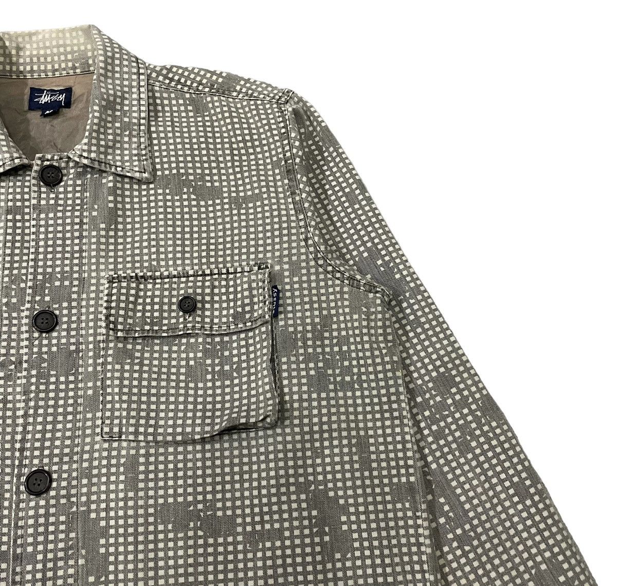 Stussy Vintage Stussy Checkered Made In USA Buttons Up Jacket Size US M / EU 48-50 / 2 - 2 Thumbnail