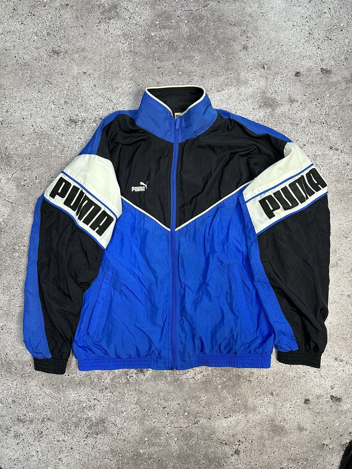 Puma × Vintage Vintage Puma Tracksuit Nylon Jacket Pants Set Y2K 90s Size US L / EU 52-54 / 3 - 5 Thumbnail