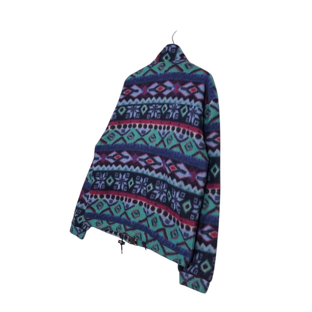 Japanese Brand 📌Vintage Navajo Fleece Half Zipper Jacket Big Field Size US L / EU 52-54 / 3 - 11 Thumbnail