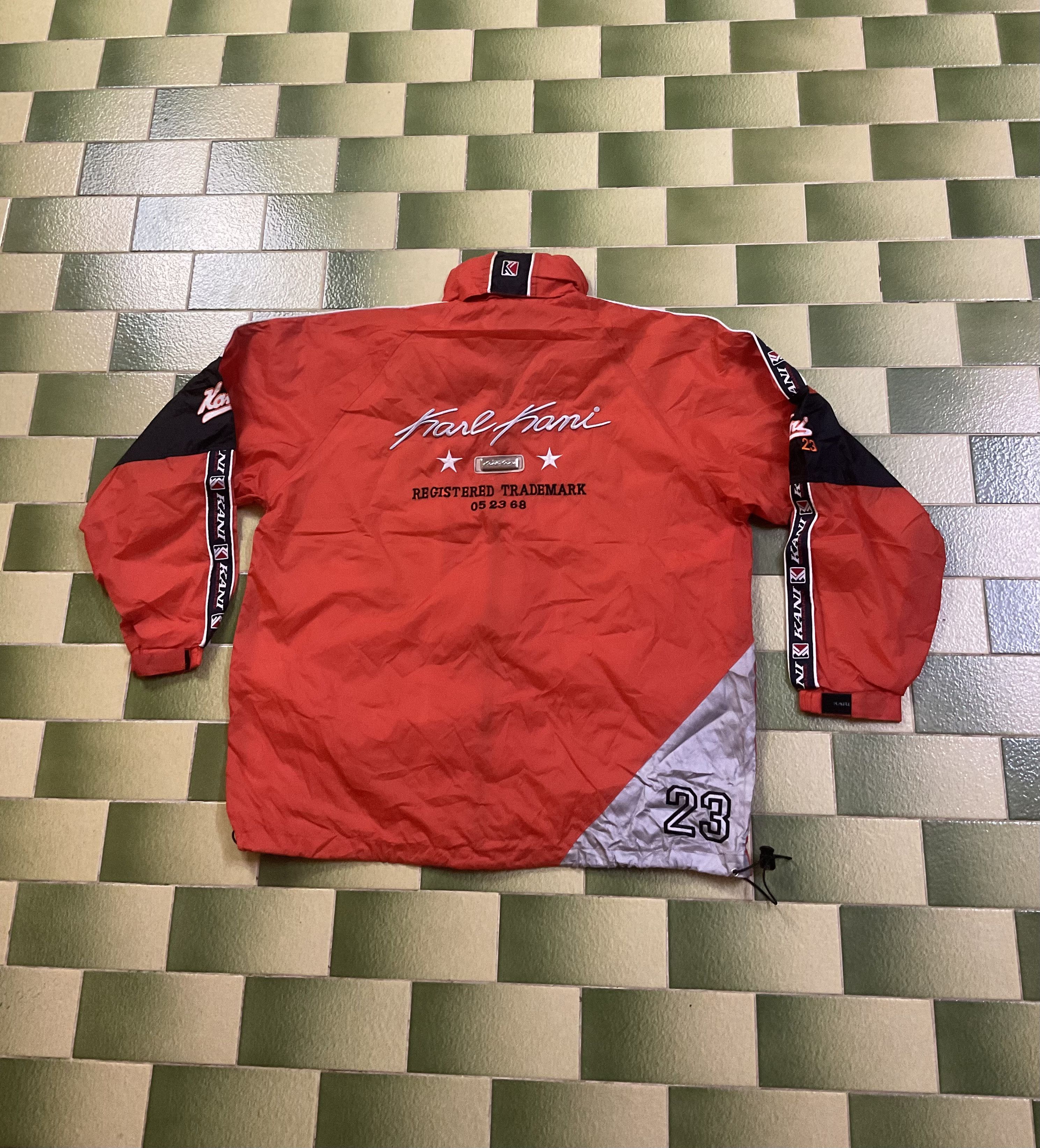 Karl Kani Vintage Karl Kani tapered packable hooded windbreaker jacket Size US XL / EU 56 / 4 - 2 Thumbnail