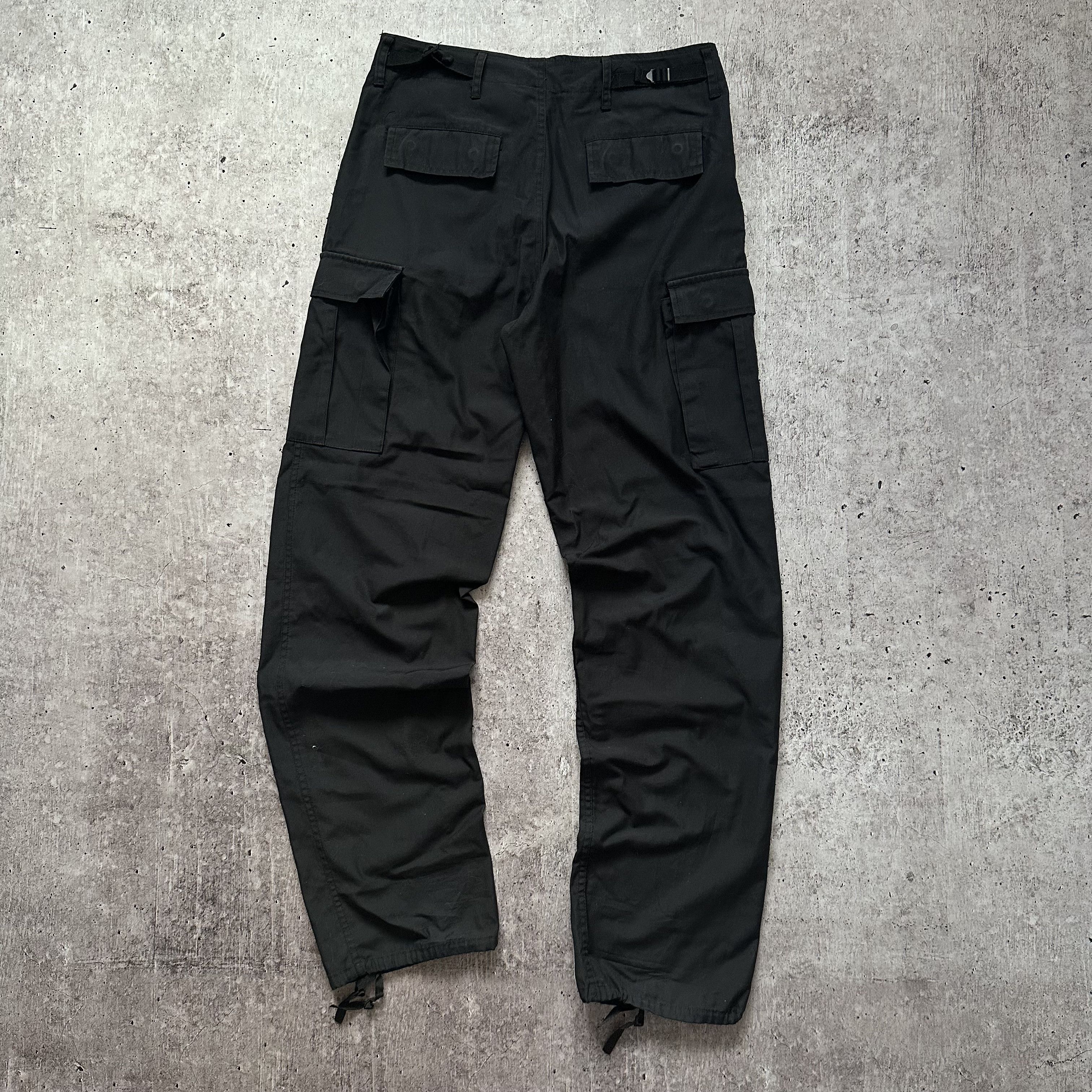 Japanese Brand Fostex Garments Trousers Combat Straight Cargo Denim Pants Size US 30 / EU 46 - 9 Thumbnail