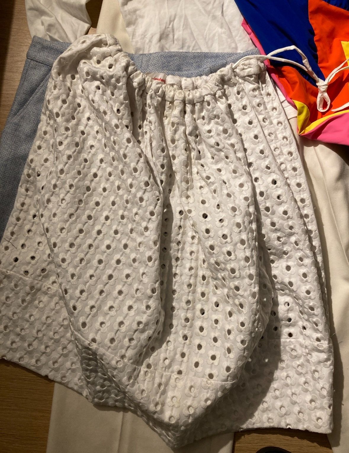 image of W Lt Walter Van Beirendonck x Walter Van Beirendonck Press Sample Ss10 Runway Skirt in White (Size 