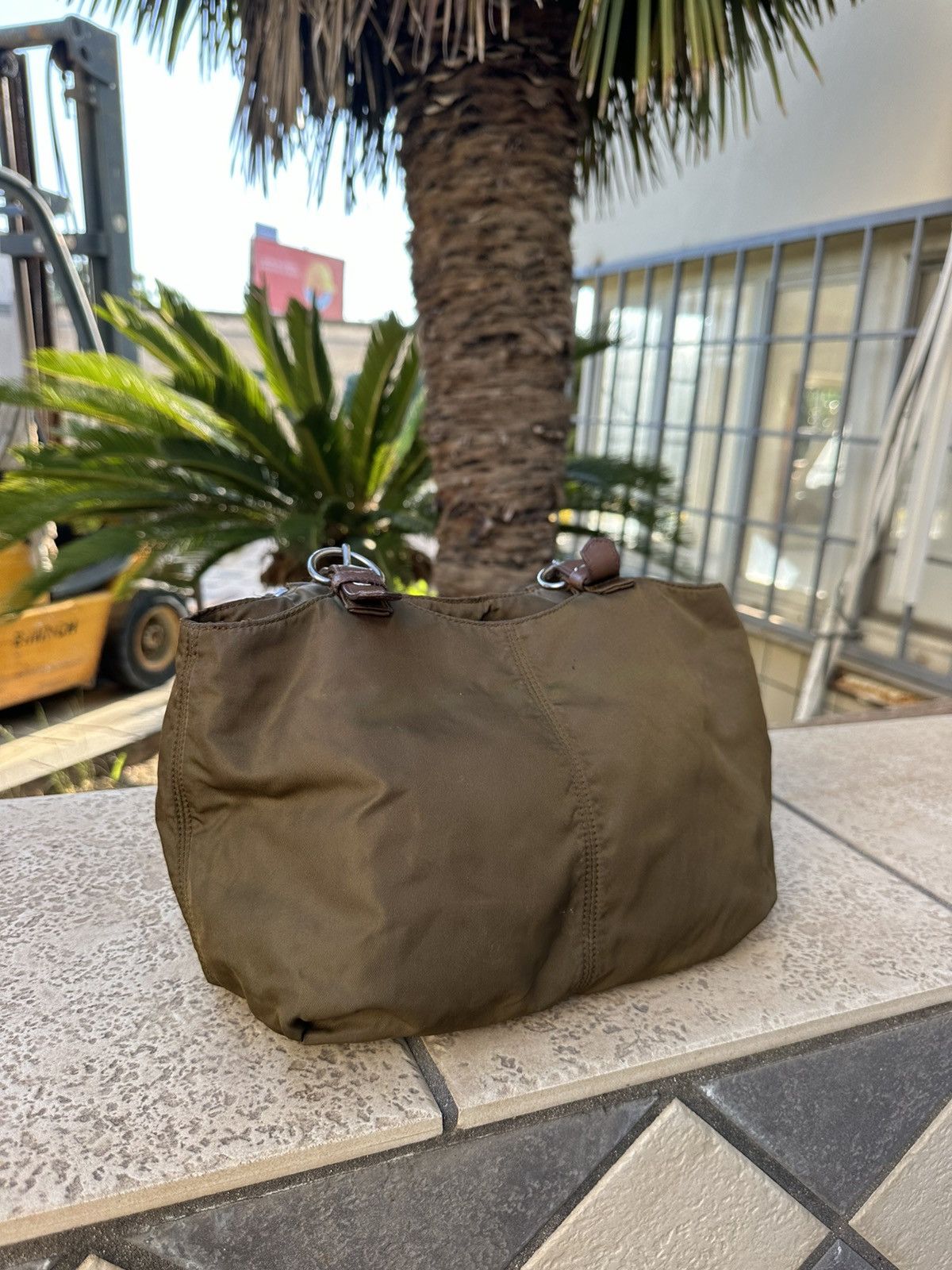 Prada Prada Nylon Bag Brown Size ONE SIZE - 4 Thumbnail