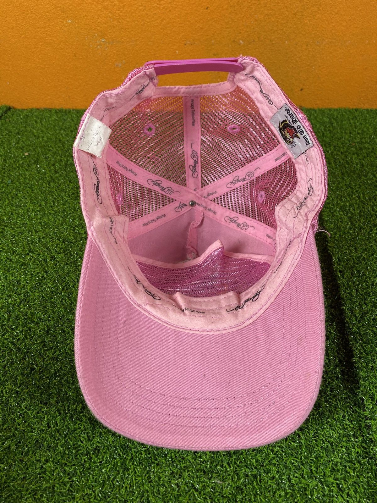 Ed Hardy Vintage Ed Hardy Pink Trucker Cap Tiger Embroidery Y2K Size ONE SIZE - 11 Thumbnail