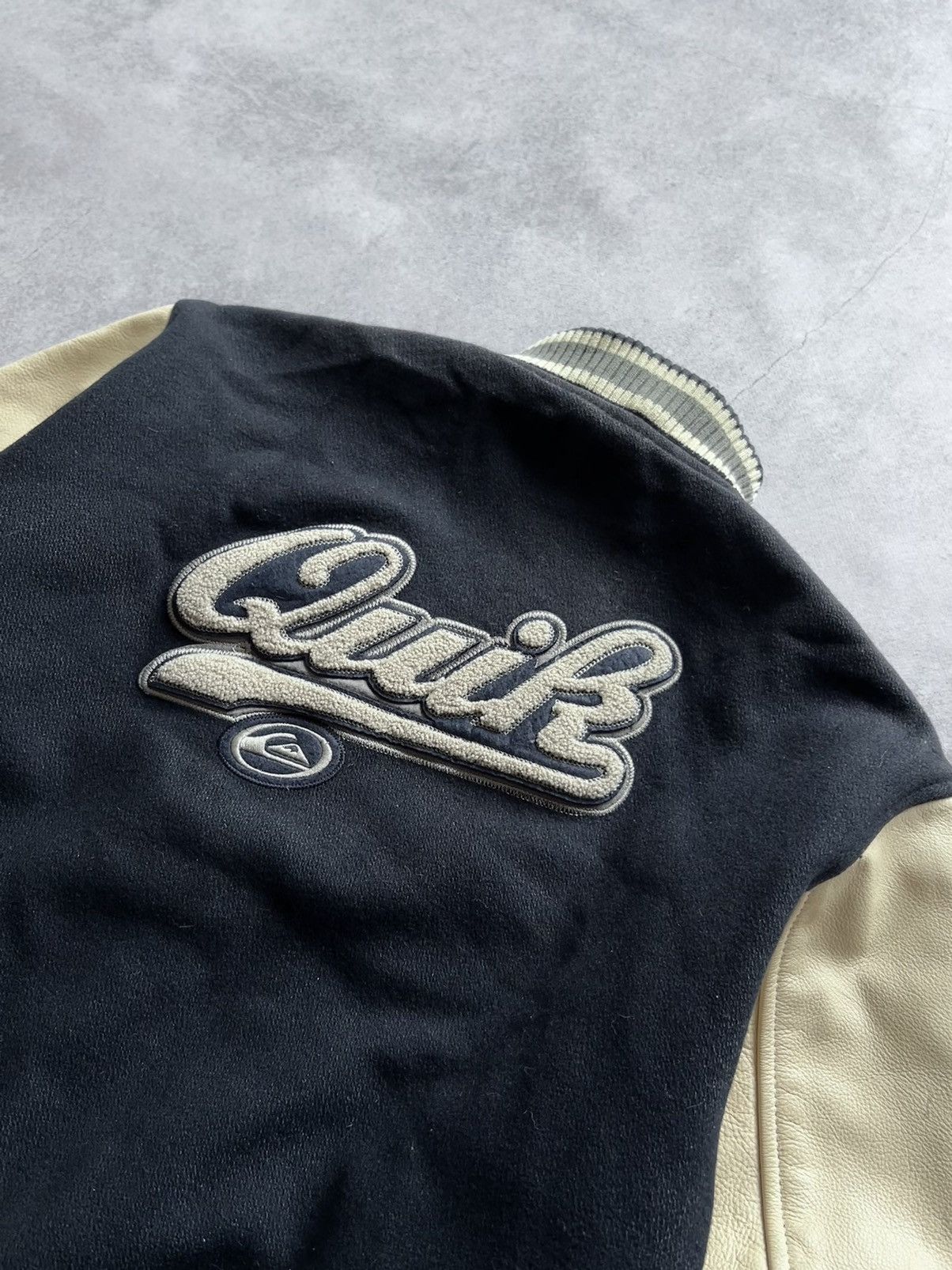 Quicksilver Vintage Quicksilver Varsity Bombers jacket Big logo 70 y2k Size US S / EU 44-46 / 1 - 4 Thumbnail