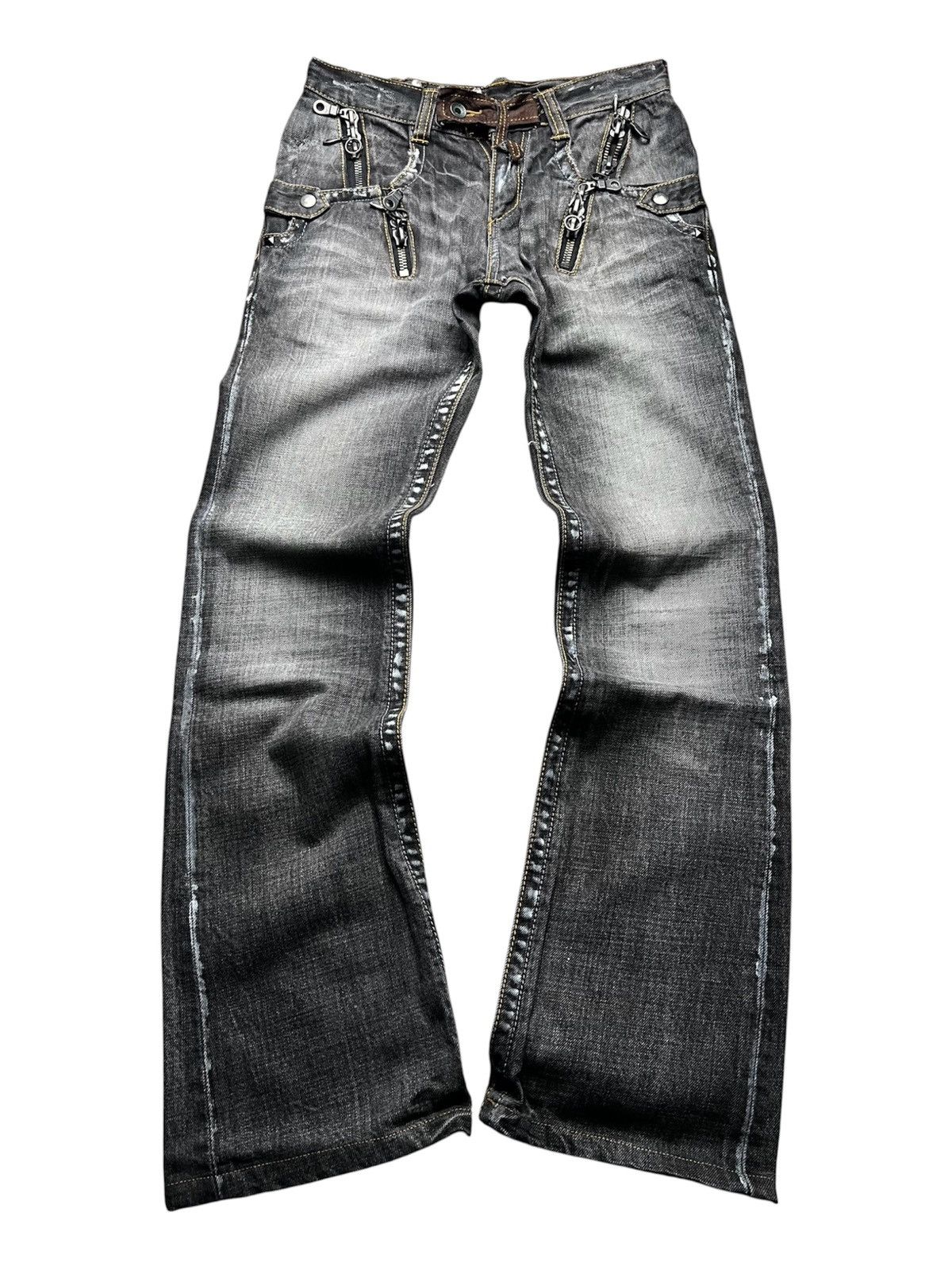 semanticdesign Semantic Design Multi Panel Crinkle Distressed