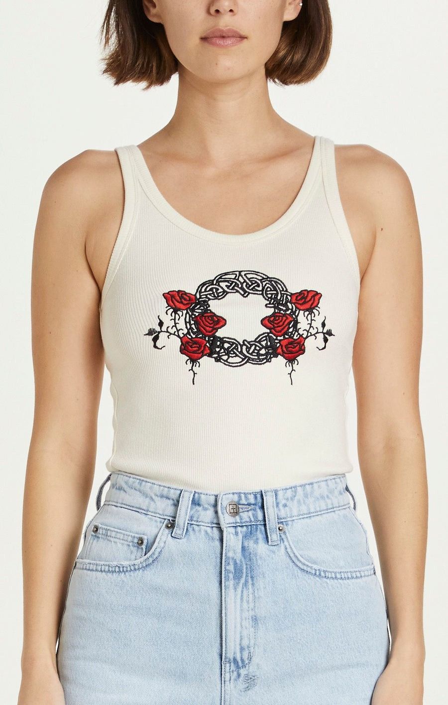 Arise Tank Barbed Ecru Size XS