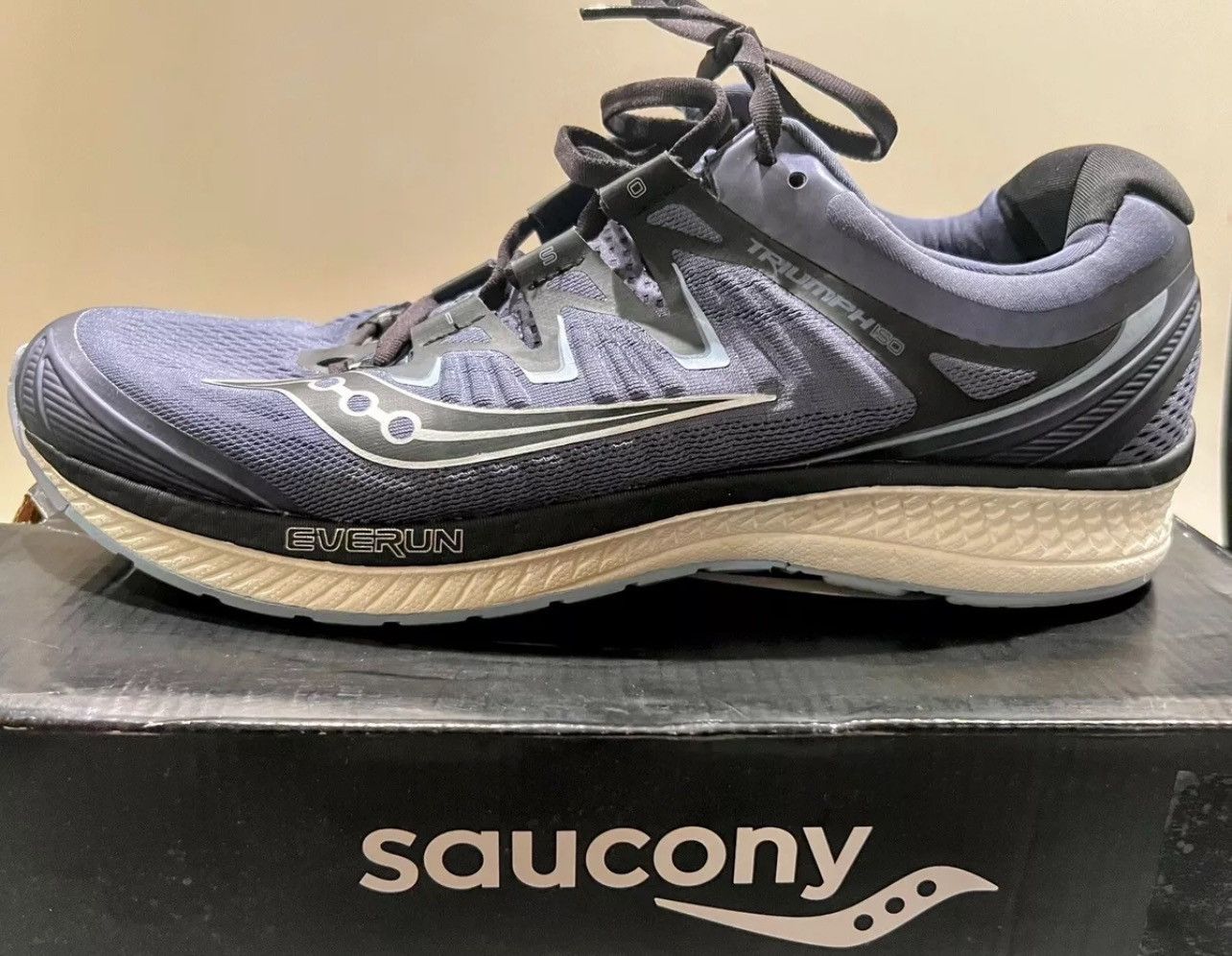 Saucony NEW SAUCONY IOS 4 GRY/BLK MENS 11.5 SNEAKERS Size US 11.5 / EU 44-45 - 1 Thumbnail