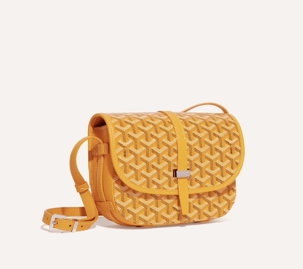 image of Goyard Belvedere Pm Yellow, Men's