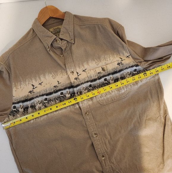 Cabelas Cabela's Chamois Hunting Dog Dogs Flannel Shirt Mens XXL Size US XXL / EU 58 / 5 - 8 Thumbnail