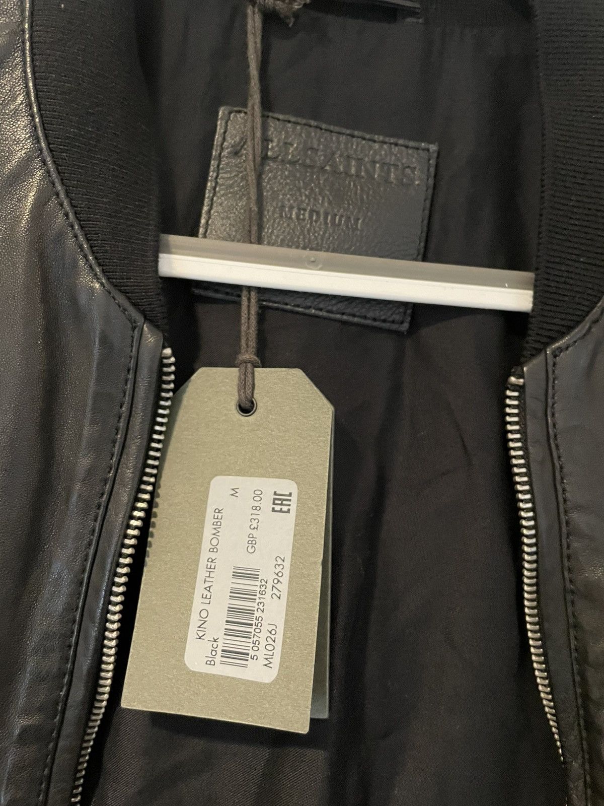 Allsaints Black Allsaints leather jacket Size US M / EU 48-50 / 2 - 4 Thumbnail