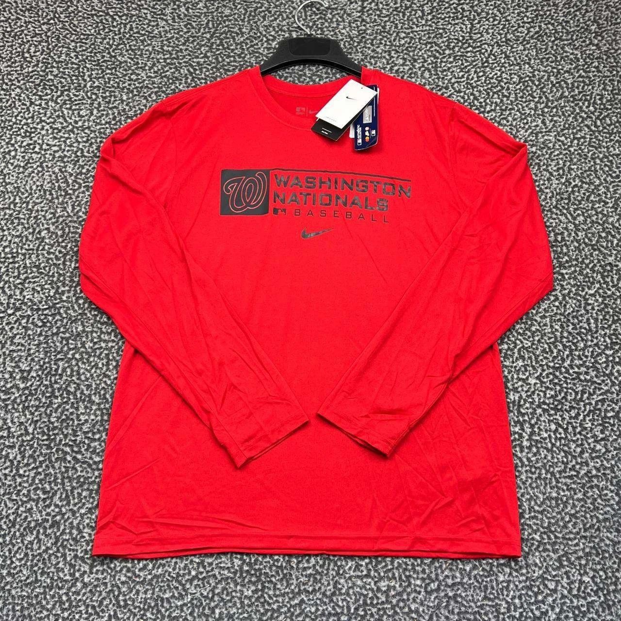 Nike Nike Dri-Fit Shirt Men Washington Nationals Crew Neck New L Size US L / EU 52-54 / 3 - 1 Thumbnail