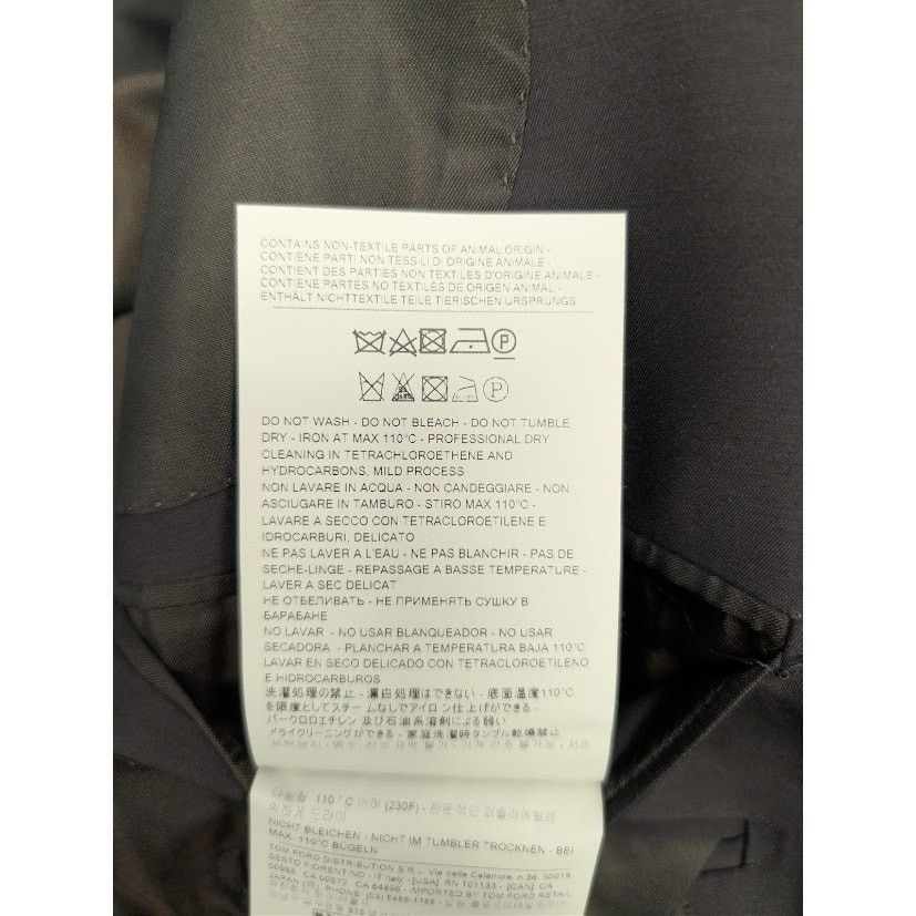 Tom Ford o1rshd1 Q:2 / Atticus Blazer Jacket in Black Size US M / EU 48-50 / 2 - 17 Thumbnail