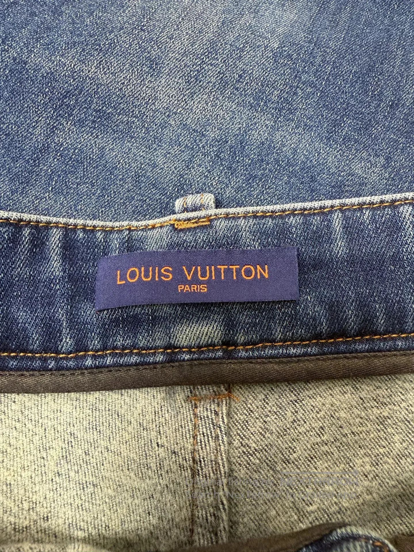 Louis Vuitton Louis Vuitton Blue Retro Jeans. Size 41" - 7 Thumbnail