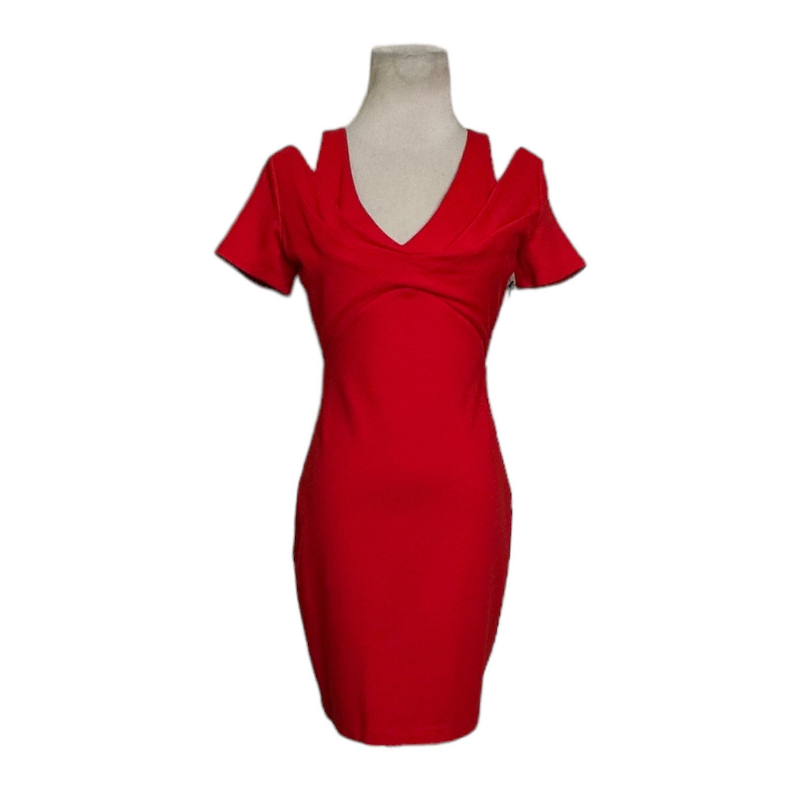 Bailey 44 BAILEY/44 red short sleeves cocktail dress size Small Size S / US 4 / IT 40 - 1 Thumbnail
