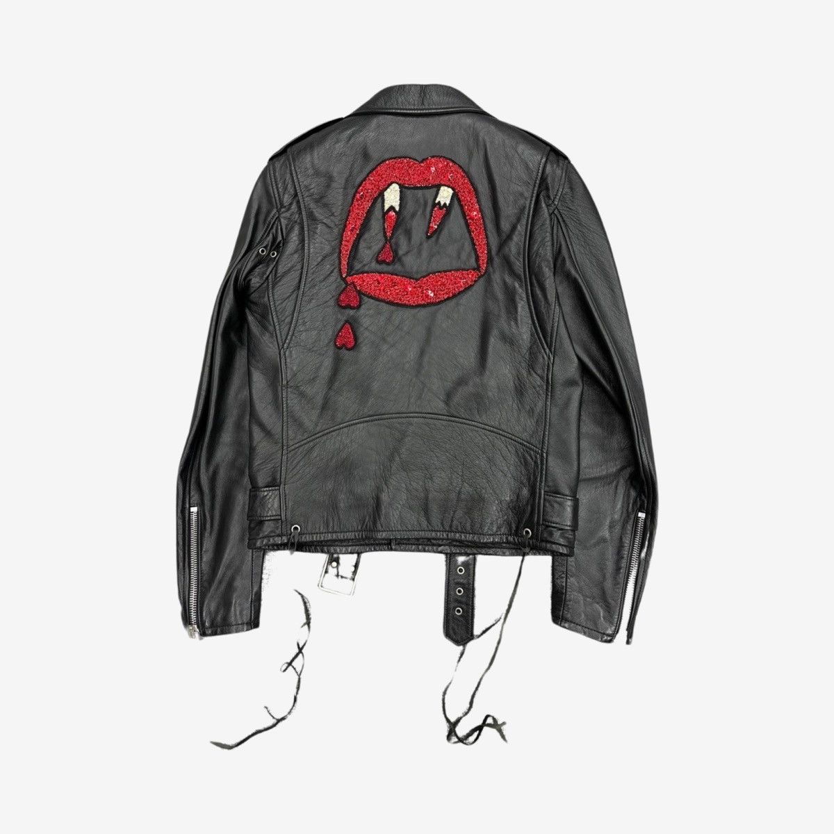 image of Saint Laurent Paris Bloody Luster L17 Sz44 in Black, Men's (Size Small)