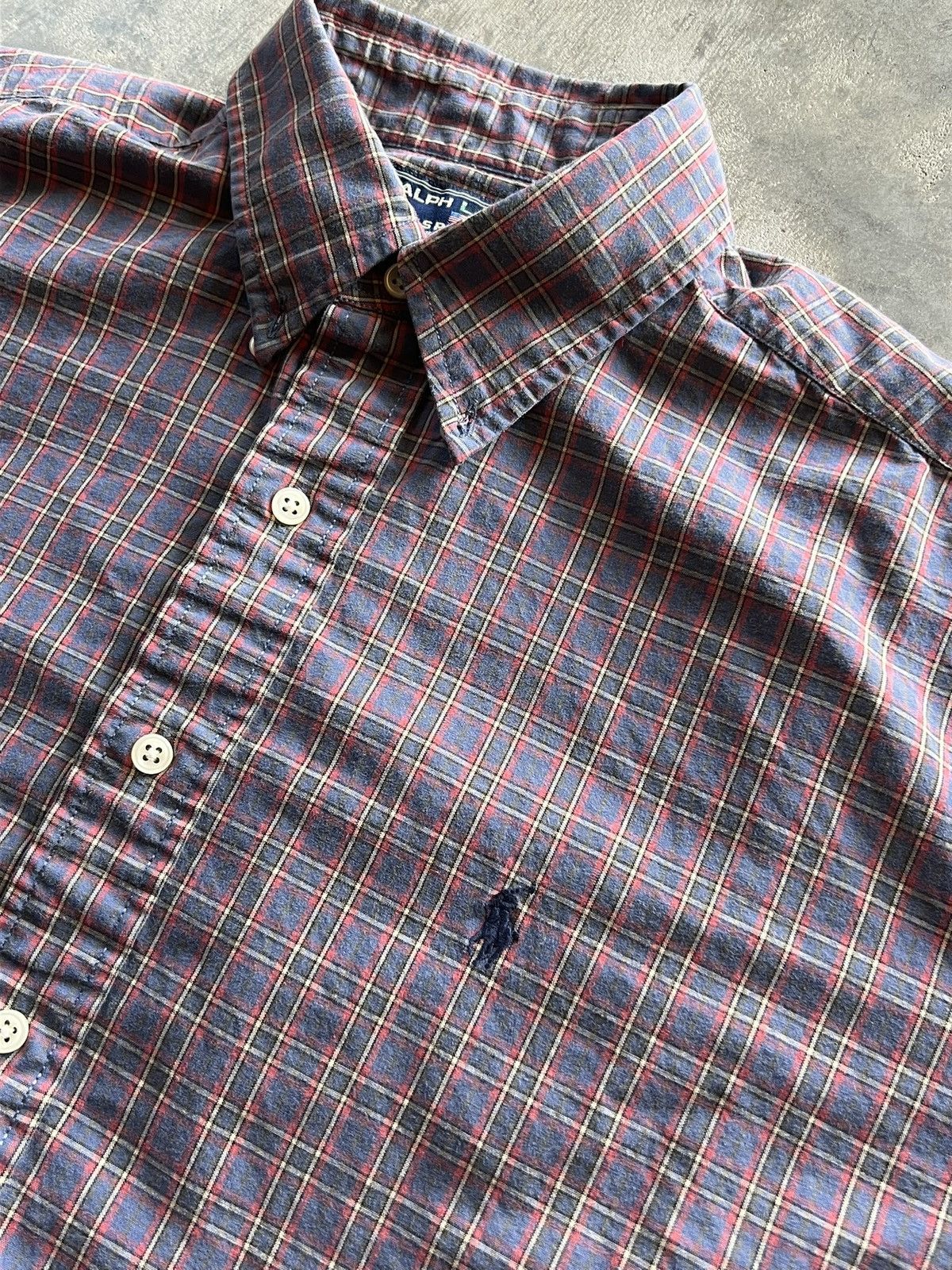 Polo Ralph Lauren Ralph Lauren Sport Purple Plaid Button Up Size US M / EU 48-50 / 2 - 2 Thumbnail