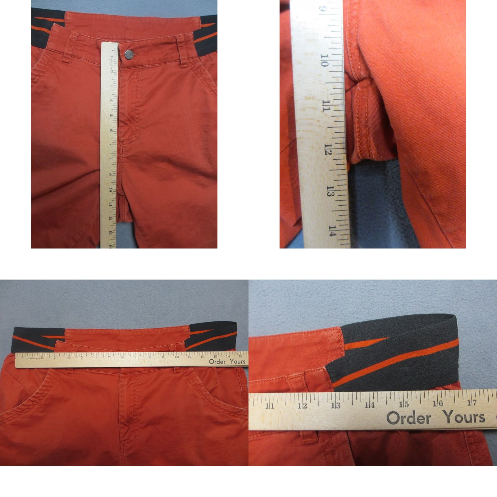 Rab Rab Shorts Mens 34 Orange Chino Zawn Climbing Hiking Outdoor High Rise Stretch Shirts? Size US 34 / EU 50 - 8 Thumbnail
