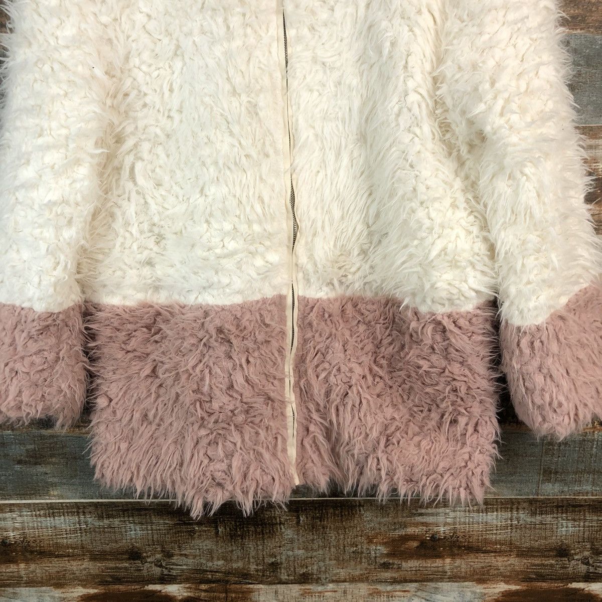 Homespun Knitwear Avail Mode Pink Mohair fur shaggy Knitwear #A2413 Size M / US 6-8 / IT 42-44 - 6 Thumbnail
