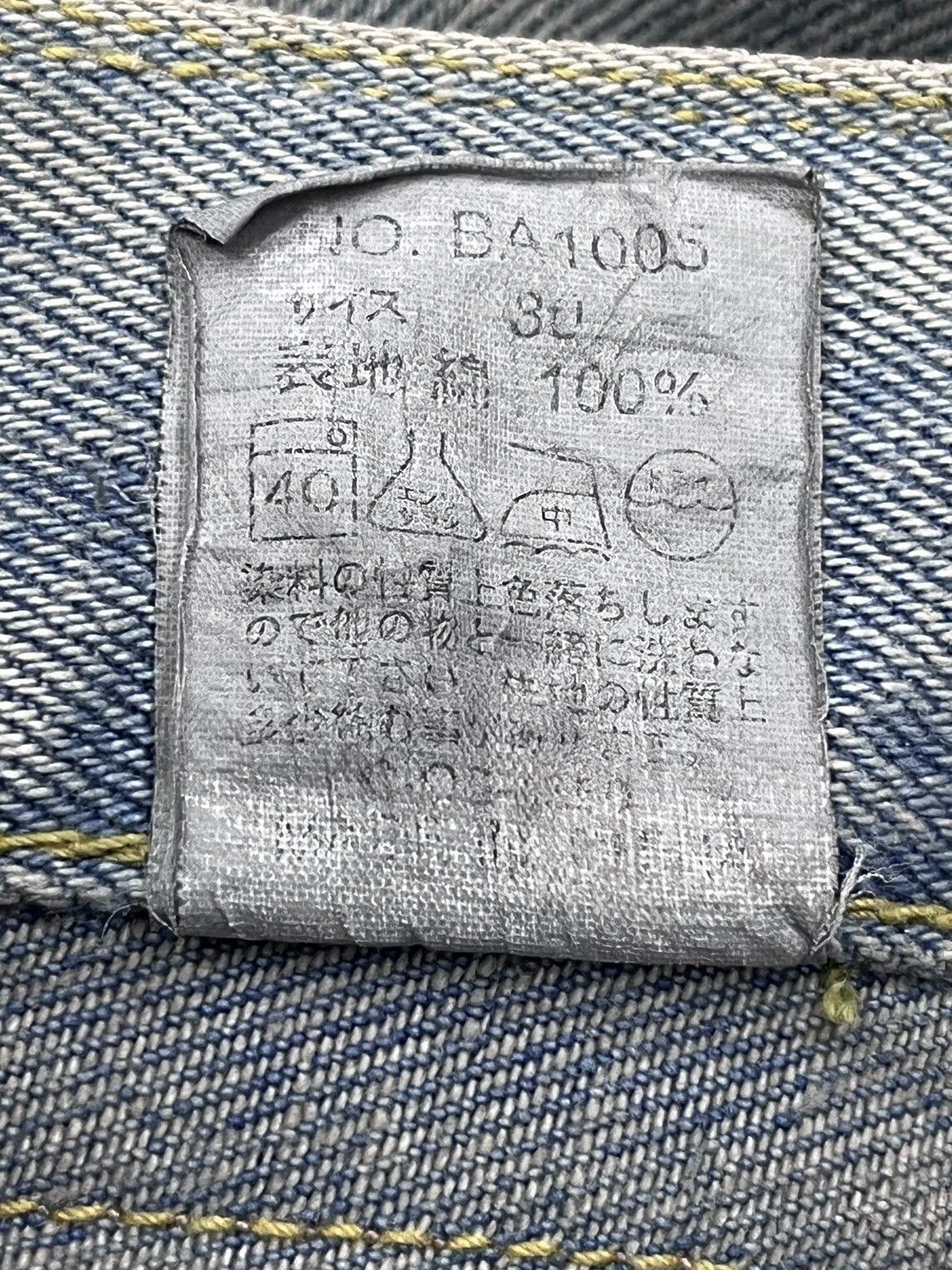 Vintage 🔥Vtg BRONZE AGE Ultra Baggy Mud Wash Sun Faded Skate Denim Size US 29 - 13 Thumbnail