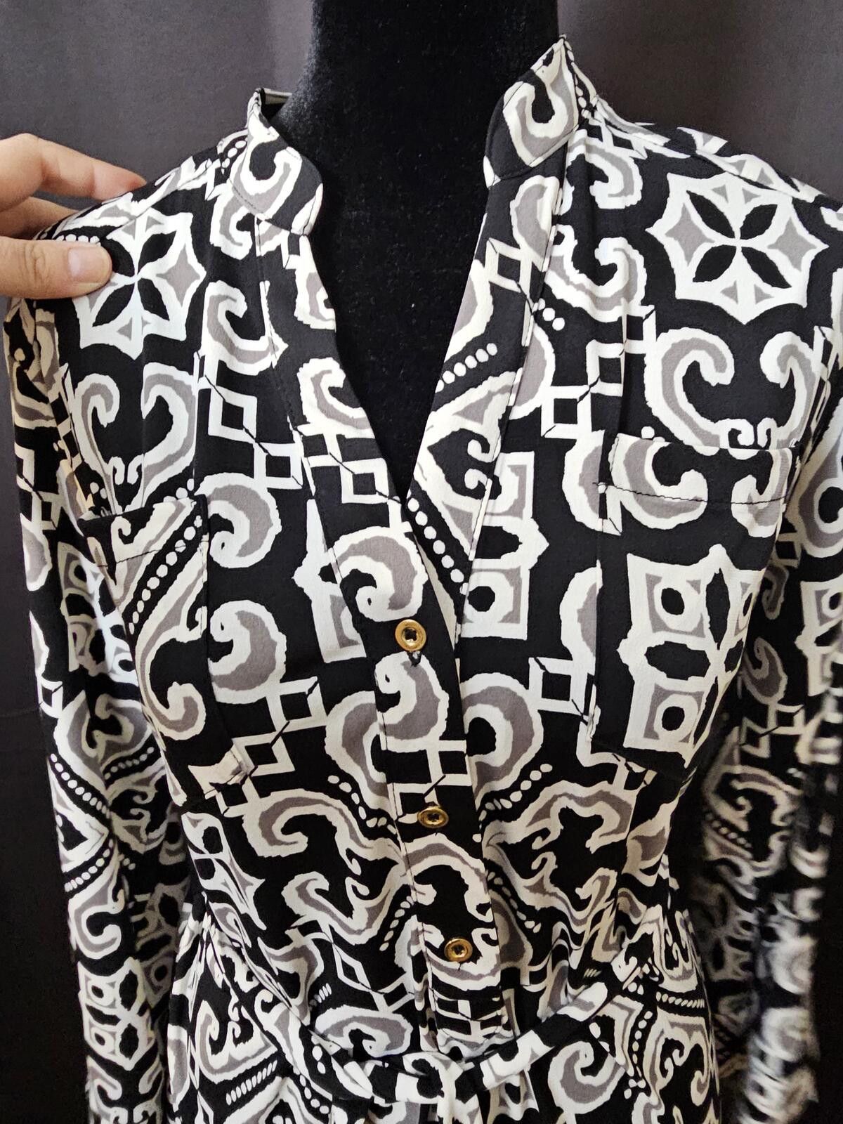 Other NWT Donna Morgan Dress Black & White Womens Size 12 Size XL / US 12-14 / IT 48-50 - 7 Thumbnail