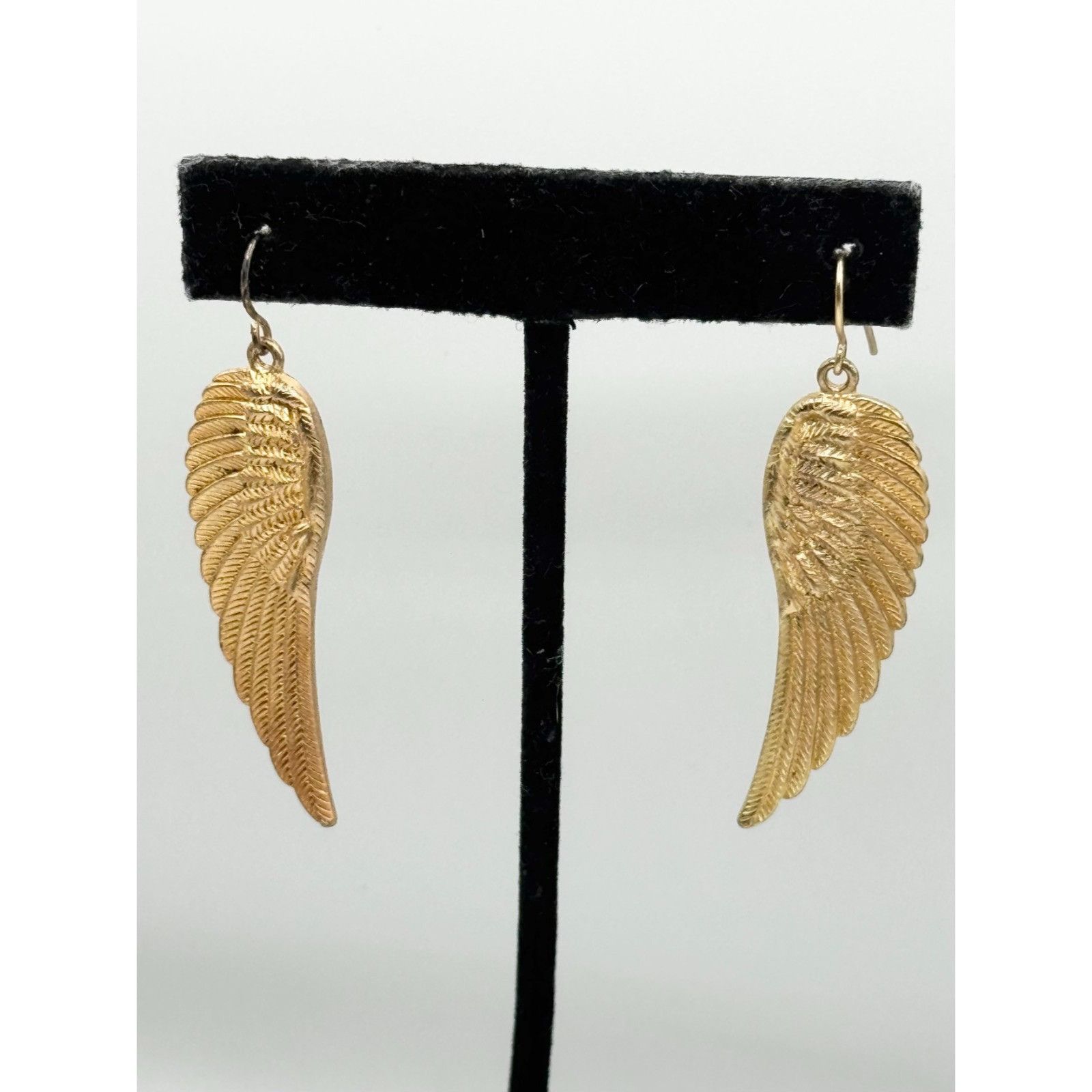 Other Angel wing gold dangle earrings Size ONE SIZE - 2 Thumbnail