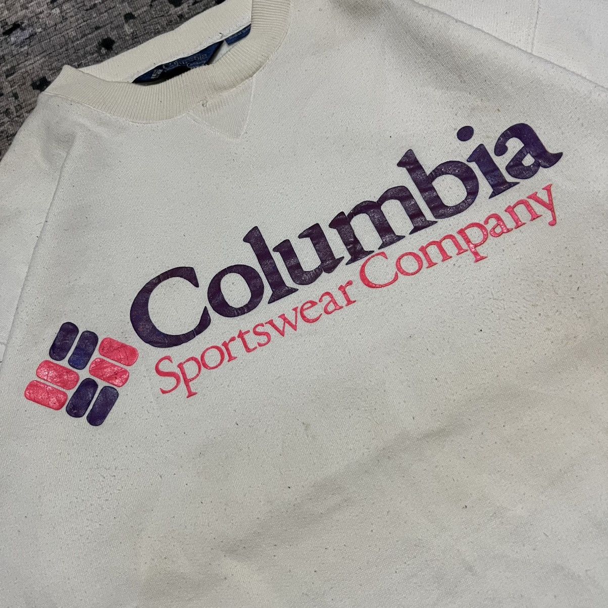 Columbia 🔥Vintage Columbia Big Logo Sweetshirts 90s Size US M / EU 48-50 / 2 - 2 Thumbnail