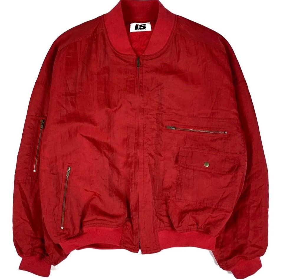 Issey Miyake Issey Miyake logo print bomber nylon jacket - DMC Size US M / EU 48-50 / 2 - 2 Thumbnail