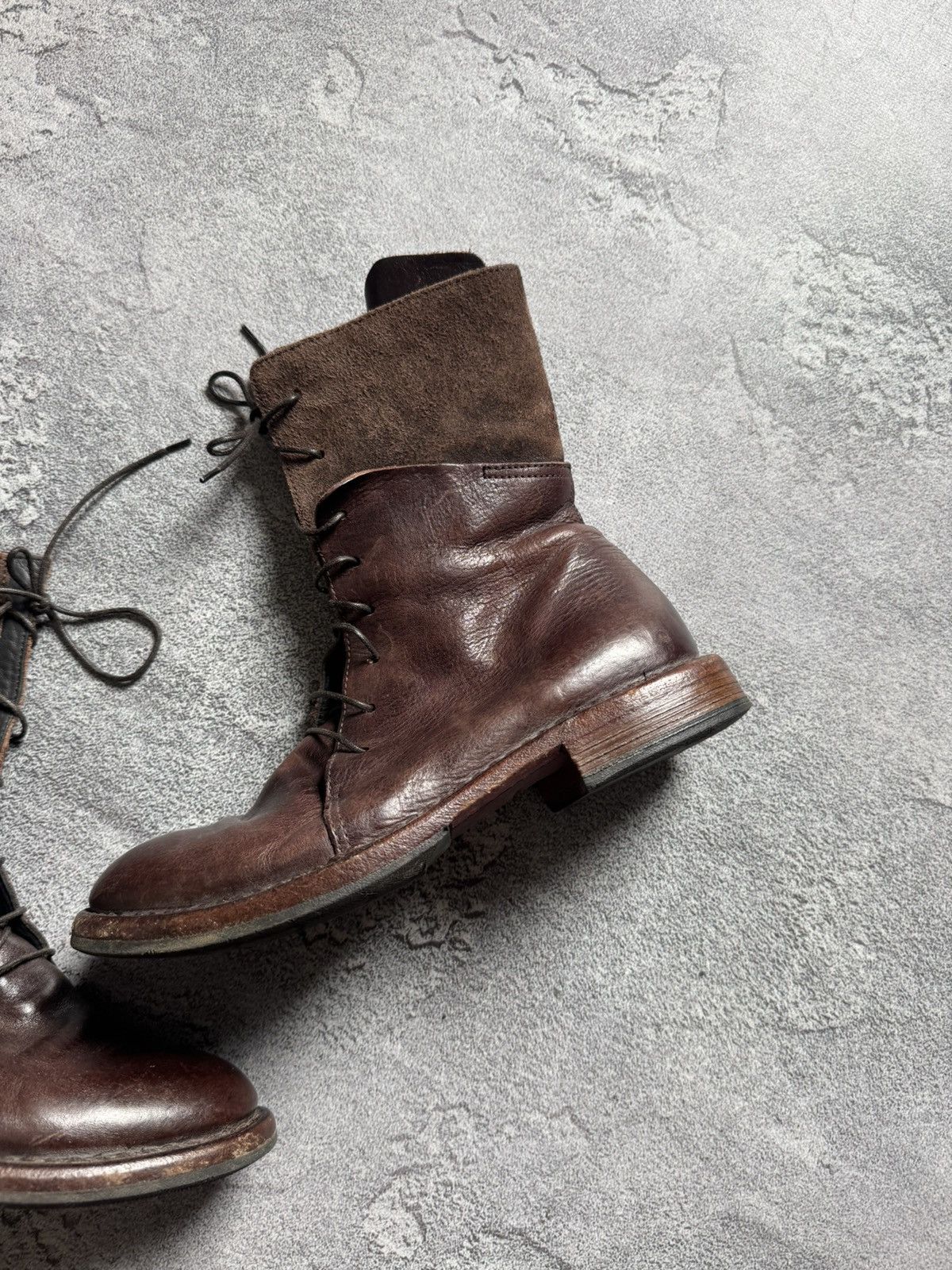MoMA MOMA 37 brown leather Avantgarde shoes boots casual designer Size US 7 / IT 37 - 6 Thumbnail