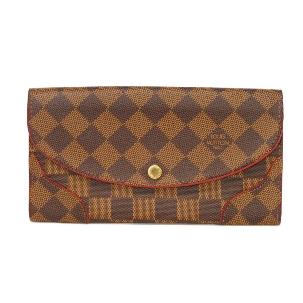 Louis Vuitton Louis Vuitton Louis Vuitton Portefeuille Caissa Damier Long Wallet Textile Long Wallet N61221 DUTY FREE for USA Size ONE SIZE - 1 Thumbnail