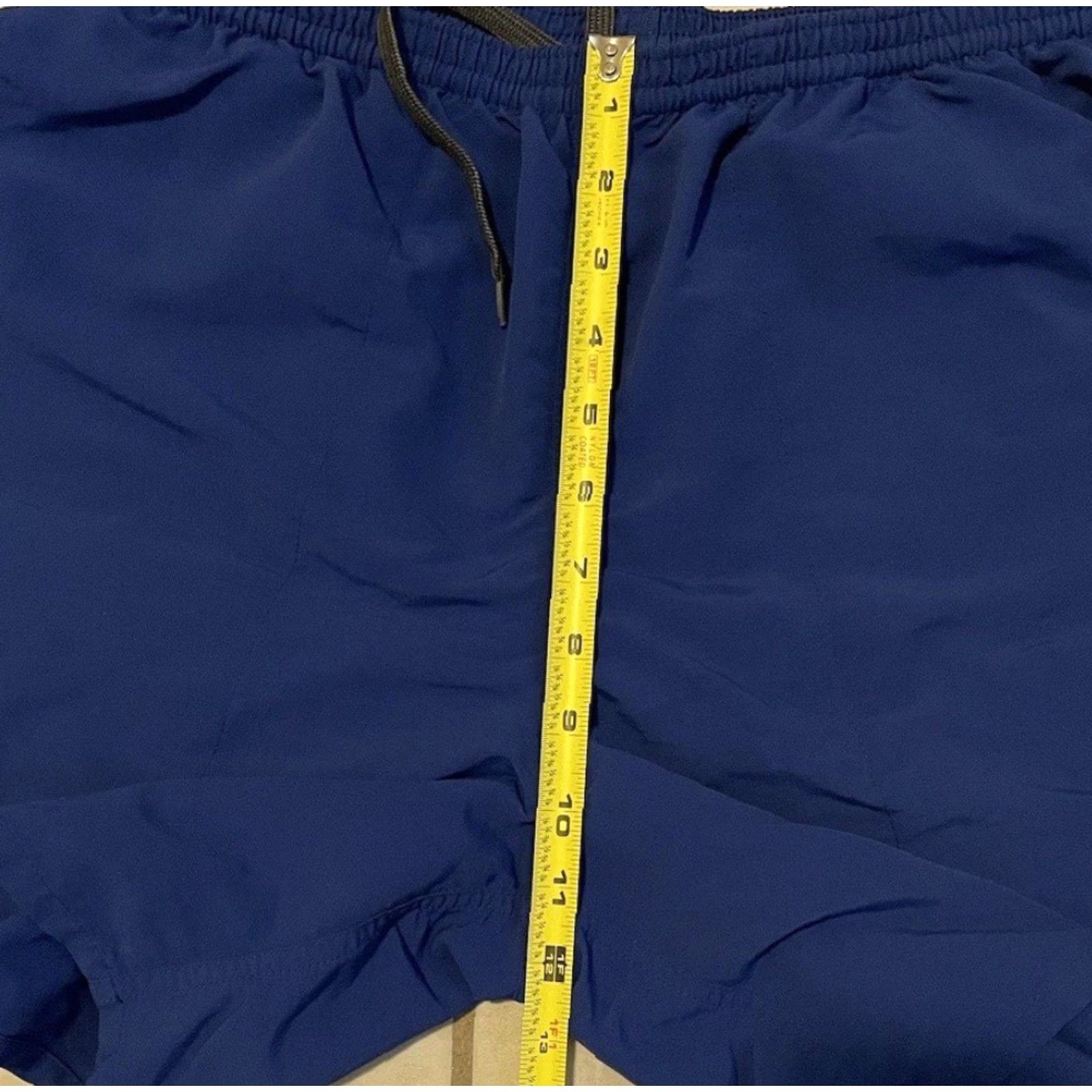 Patagonia VINTAGE Patagonia Baggies Board Shorts M Blue Striped Drawstring Lined Surf Beach Hiking 90s Mens Swim Trunks Size US 31 - 7 Thumbnail