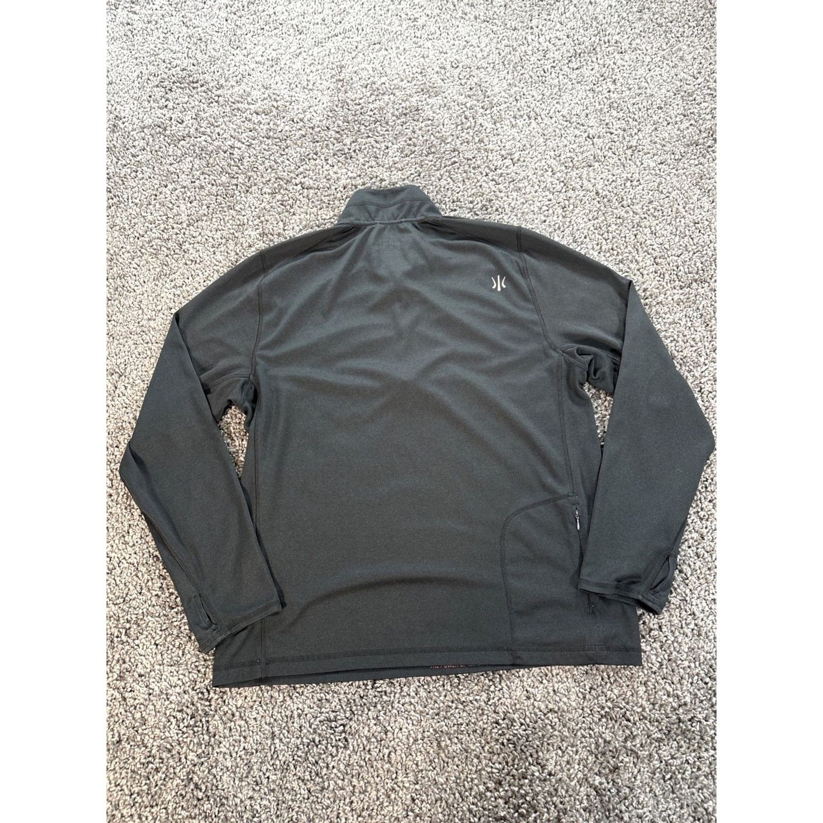 Rhone Rhone Celliant Seamless 1/4 Zip Performance Black Long Sleeve Mens L Pullover Shirt Size US L / EU 52-54 / 3 - 6 Thumbnail