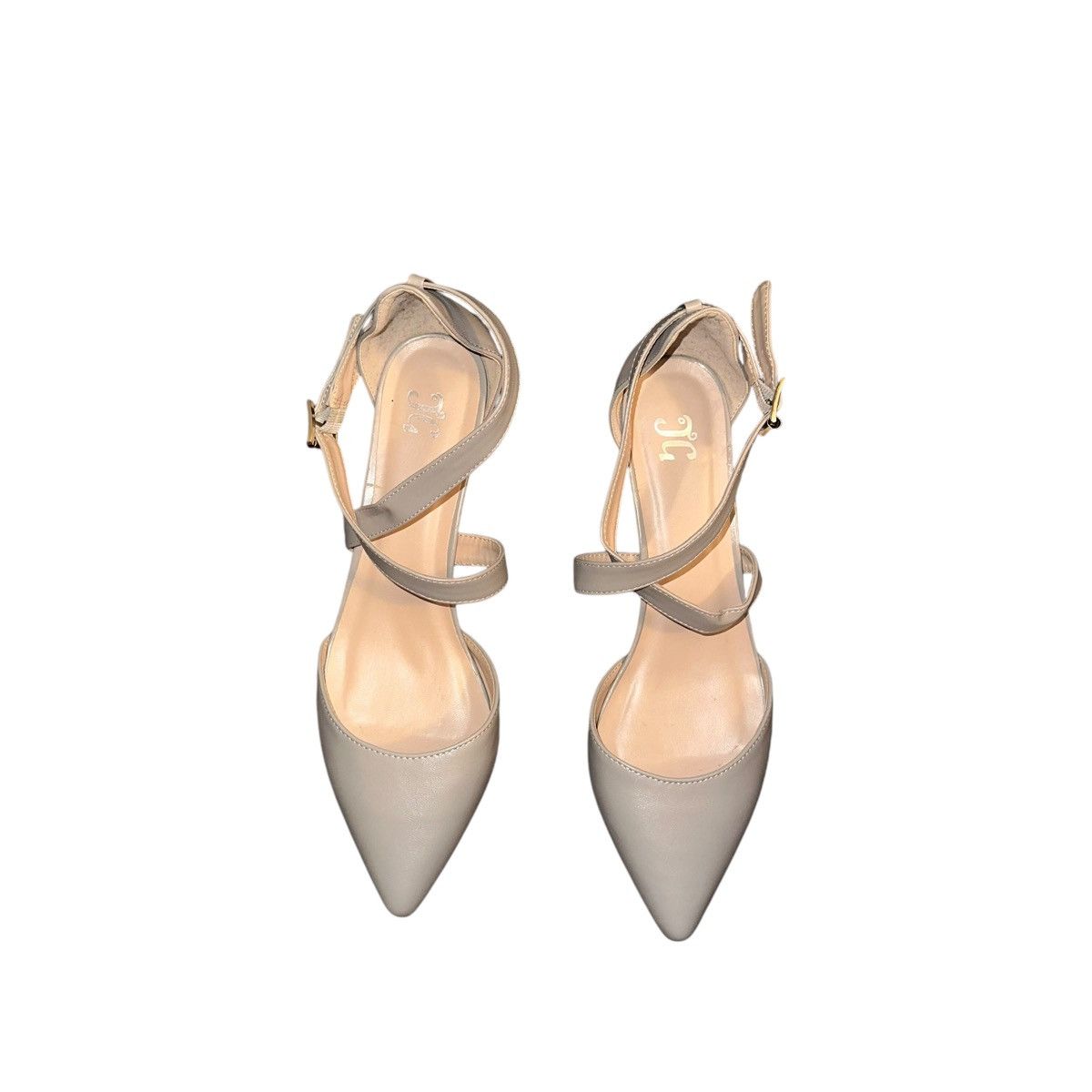 Other Journee Collection Riva stiletto gray pumps Size US 11 / IT 41 - 3 Thumbnail