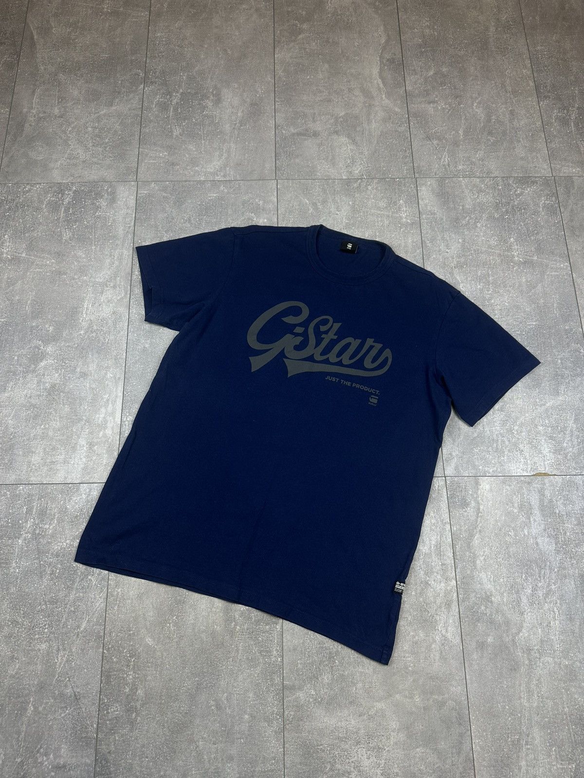 Other G Star Raw Blue Overprint Logo Tee Size US L / EU 52-54 / 3 - 1 Thumbnail