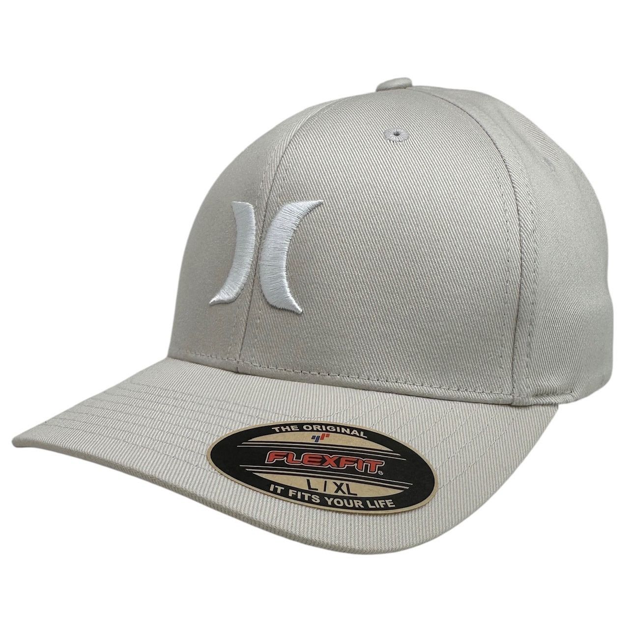 Hurley Hurley Men's One and Only Flexfit Hat Cap in L/XL Light Bone Size ONE SIZE - 1 Thumbnail