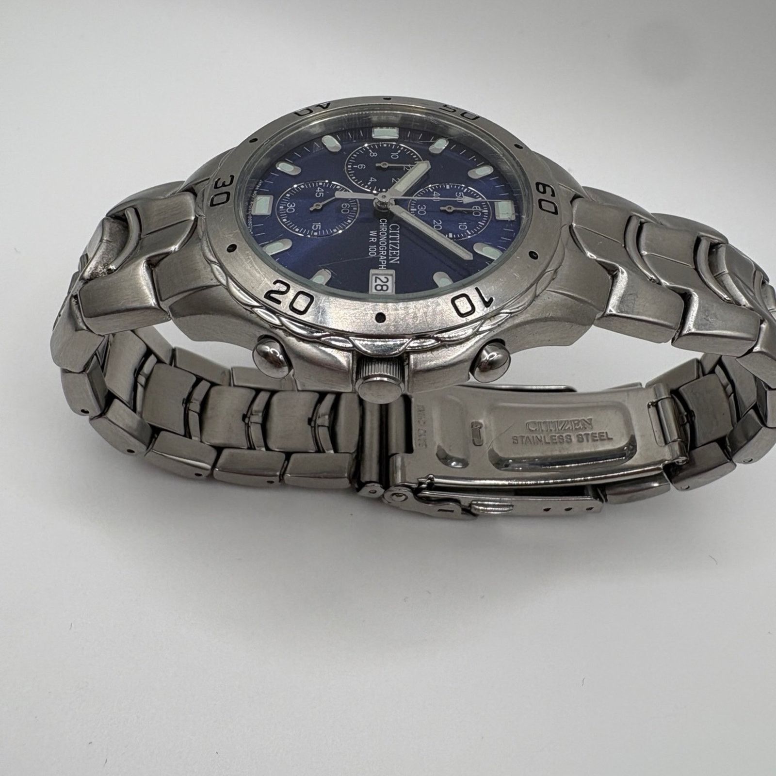 Citizen Citizen WR100 Blue Dial Chrono - Perpetual Calendar Size ONE SIZE - 3 Thumbnail