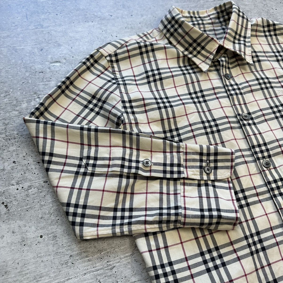 Burberry Burberry London Nova Check Button 3/4 Sleeve Shirt Size S / US 4 / IT 40 - 10 Thumbnail