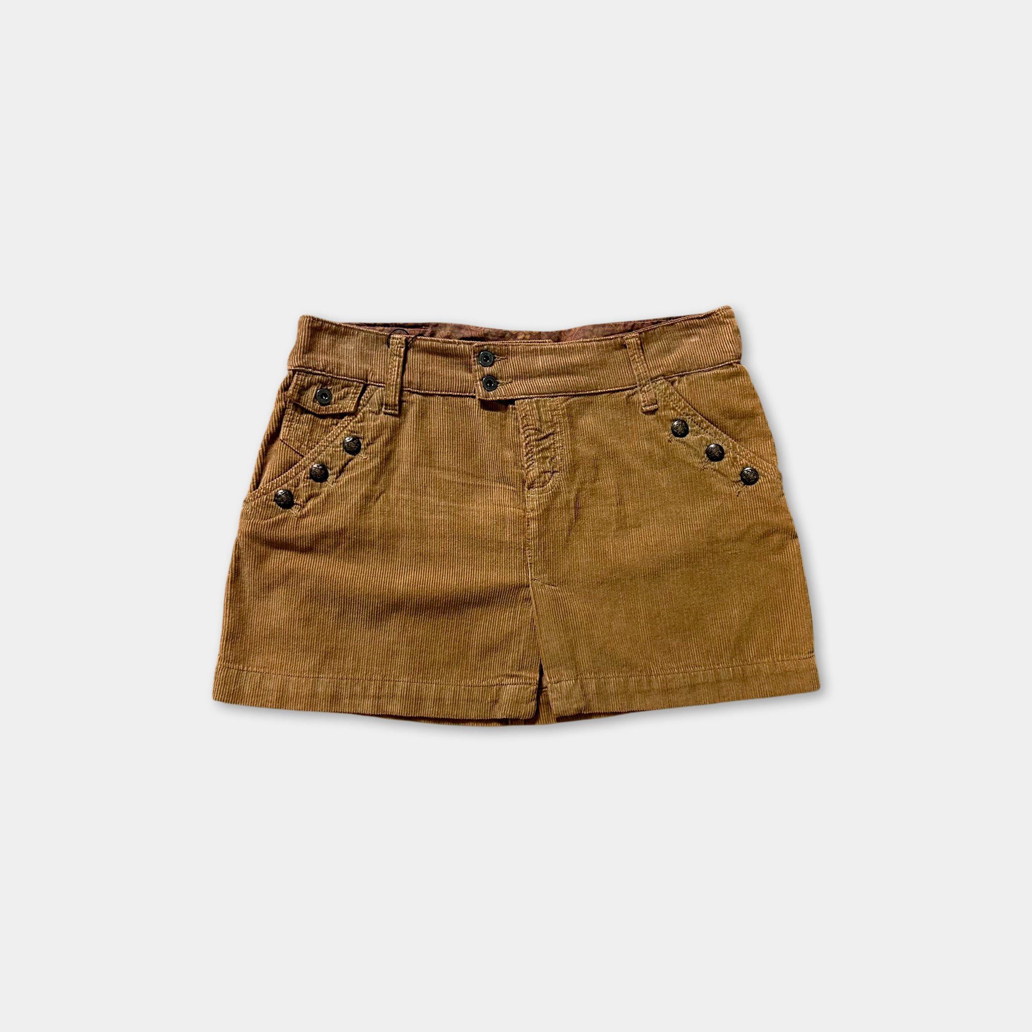 Dolce & Gabbana Dolce & Gabbana Corduroy Skirt Size 26" / US 2 / IT 38 - 1 Thumbnail