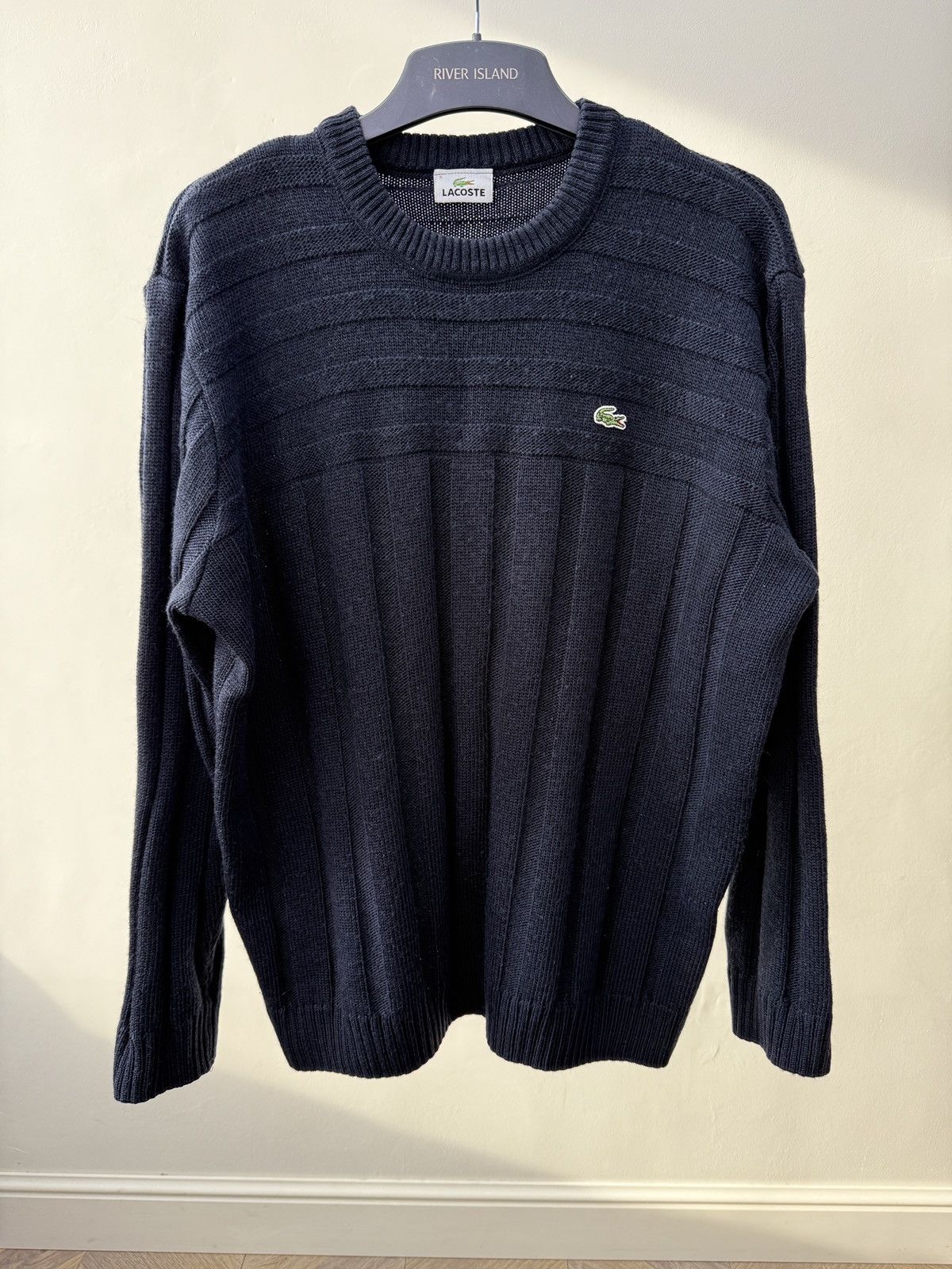 Lacoste Vintage Lacoste wool knit Baggy 90s sweater Size US L / EU 52-54 / 3 - 2 Thumbnail