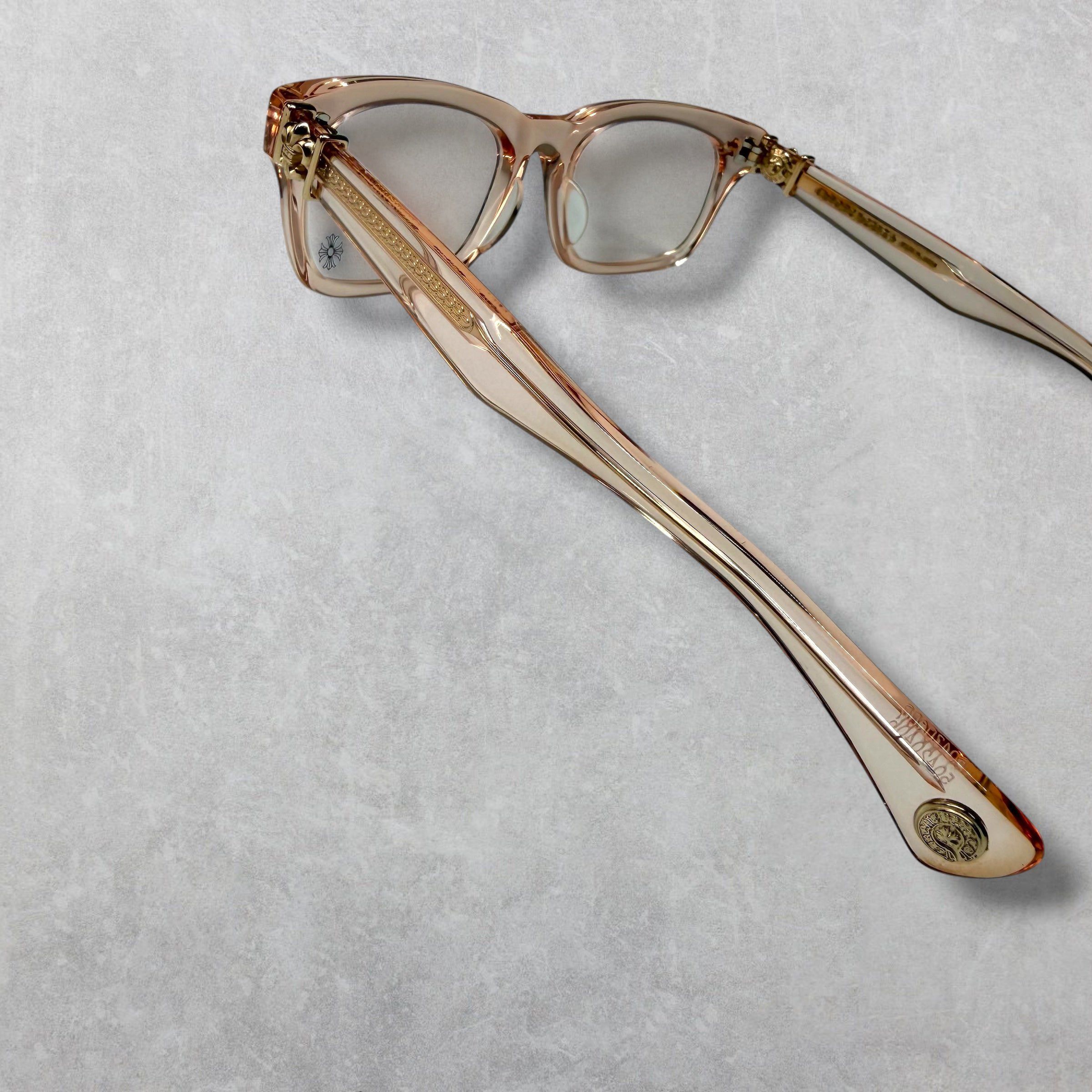 Chrome Hearts Chrome Hearts Gittin Any? Pink Crystal Glasses Size ONE SIZE - 4 Thumbnail