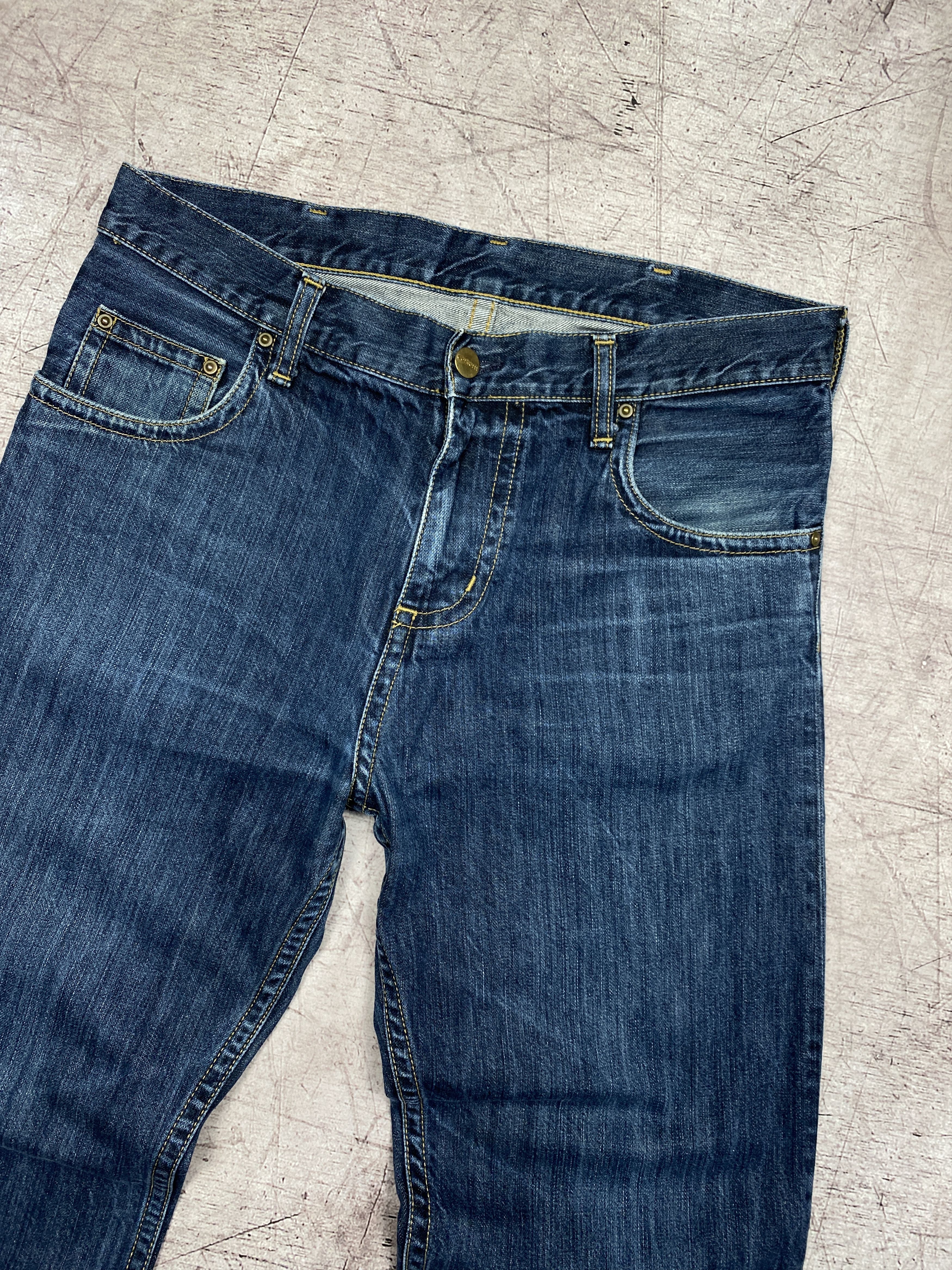 Carhartt × Vintage Carhartt Vintage Mens Slim Denim Pants Jeans Size US 31 - 5 Thumbnail