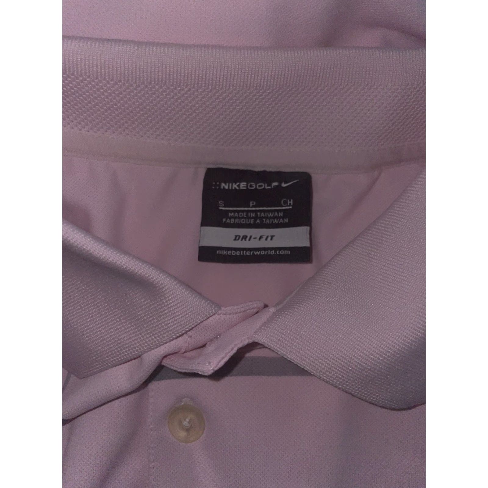 Nike NIKE GOLF Dri-Fit Pink Graphic Polo Adult Small Mens Size US S / EU 44-46 / 1 - 8 Thumbnail