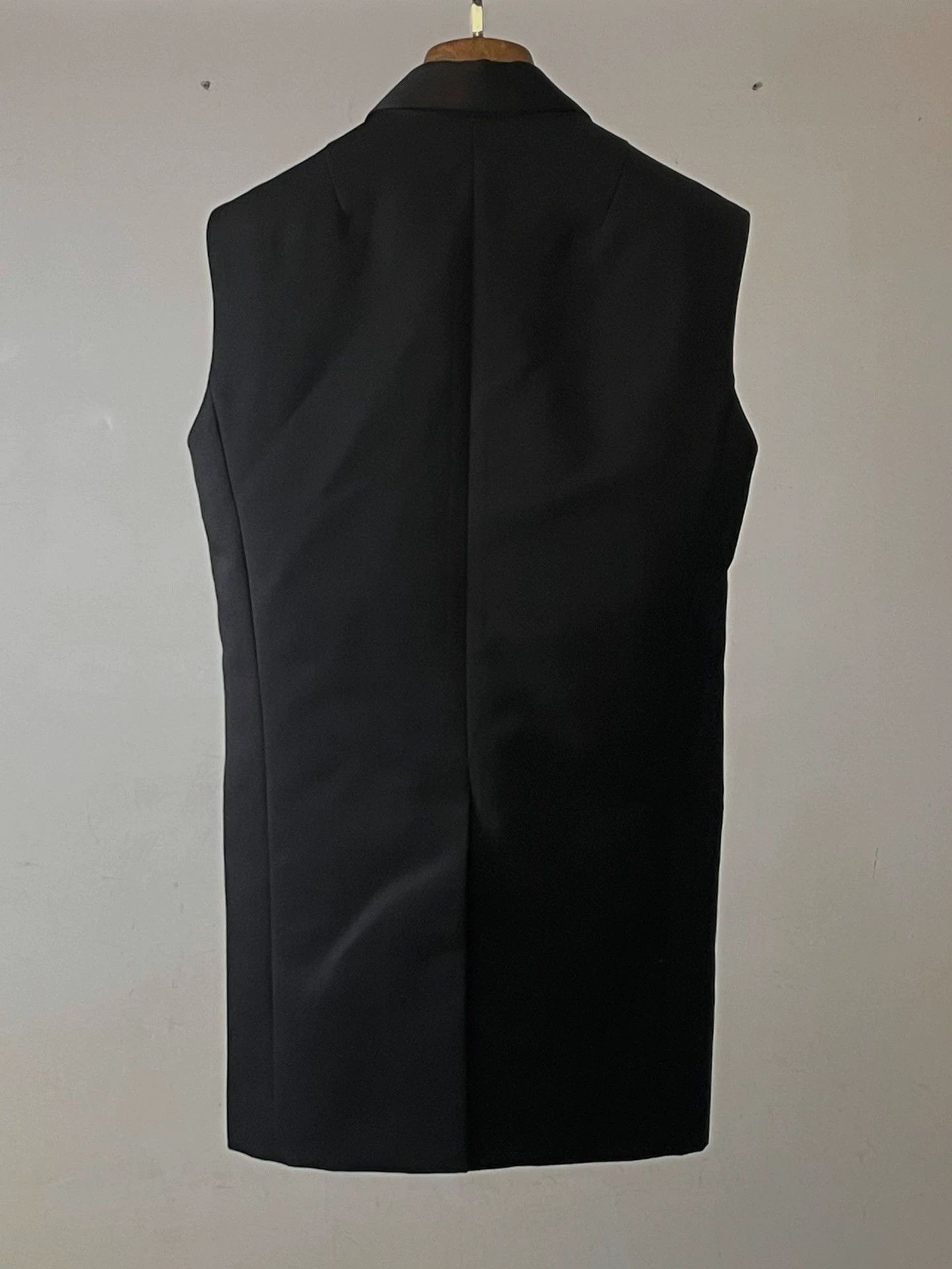 Dries Van Noten Dries Van Noten FW14 Geometric Sleeveless Blazer Size XS / US 0-2 / IT 36-38 - 3 Thumbnail