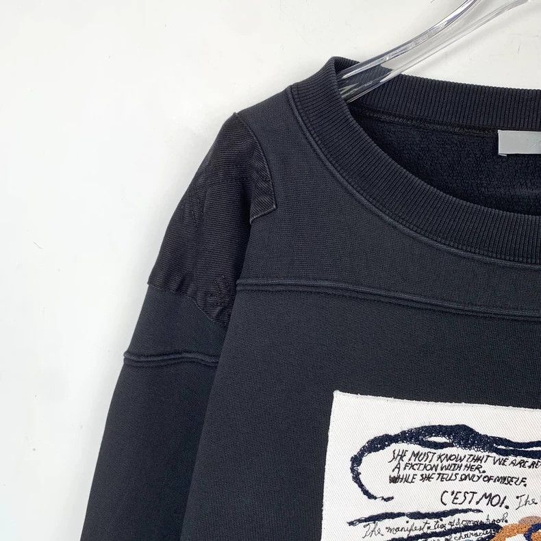 Dior Dior Black pattern printed round-neck cotton long-sleeved s Size US M / EU 48-50 / 2 - 3 Thumbnail