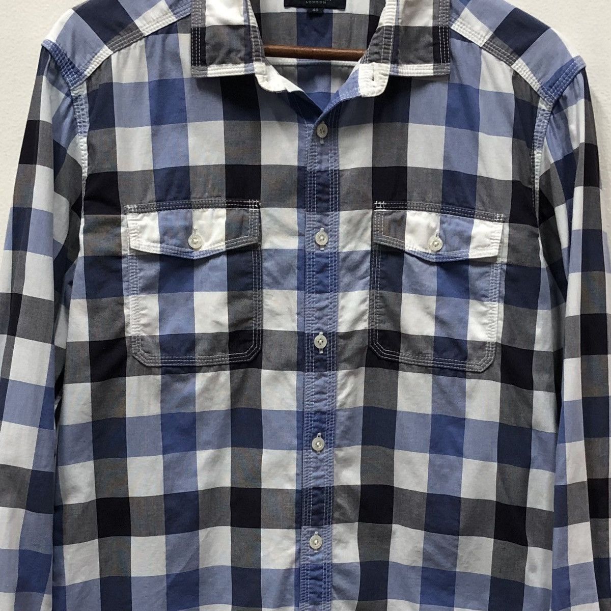 Burberry Authentic Burberry London Checkered Long Sleeve Shirt Size US M / EU 48-50 / 2 - 10 Thumbnail